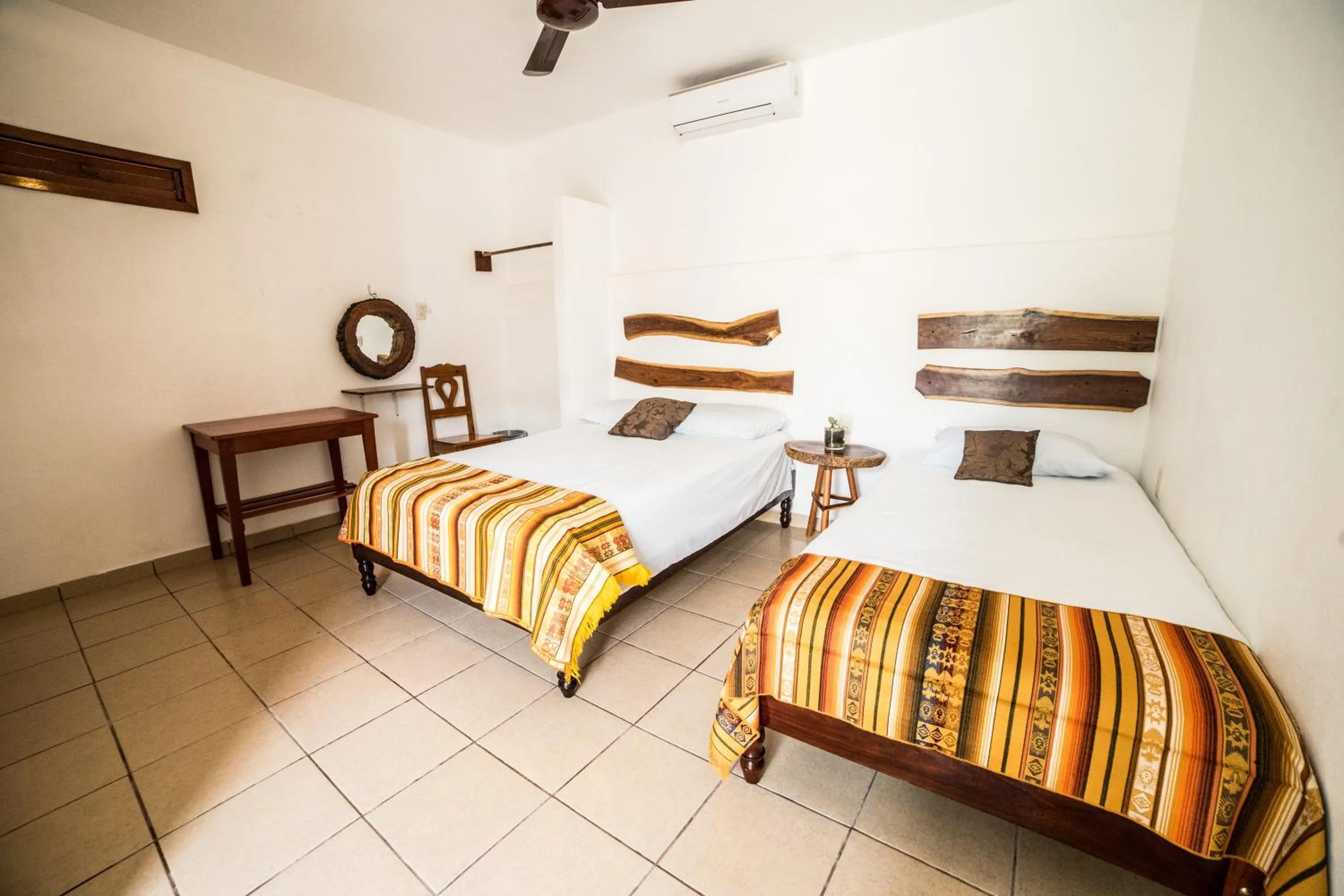 Bed in Hotel el Manglar