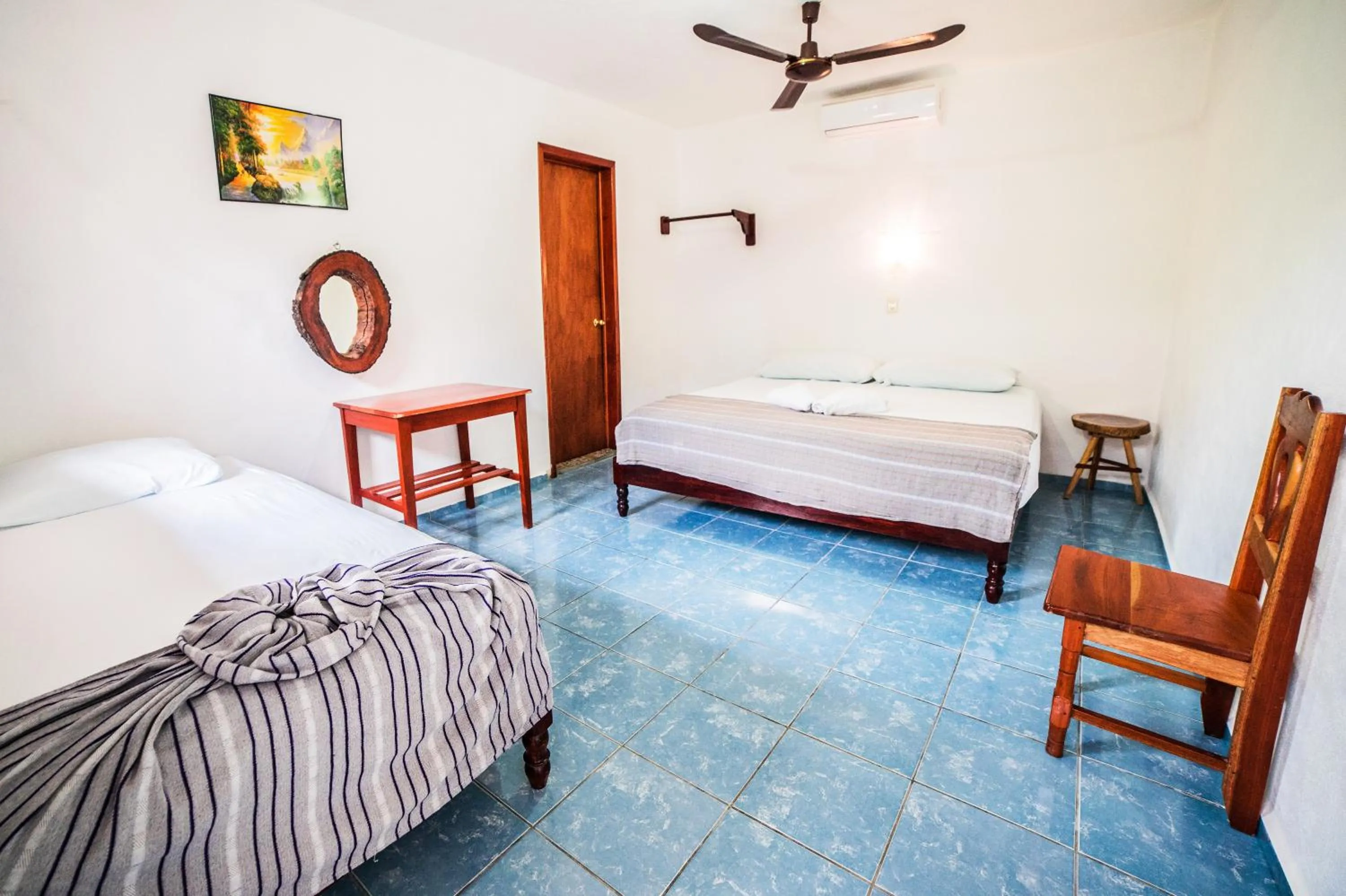 Bed in Hotel el Manglar