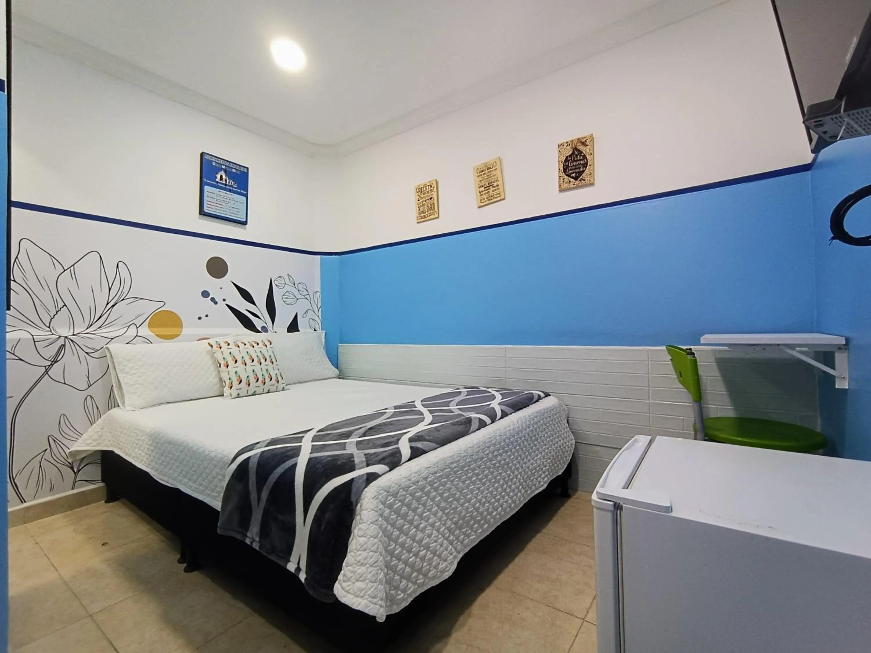 Bed in Casa Hotel Manco Mora