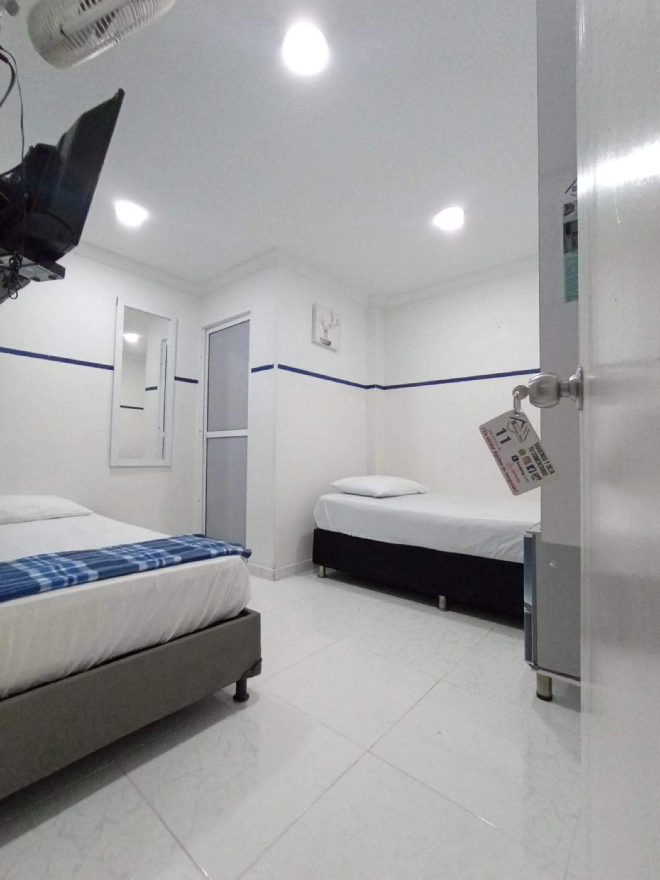 Bed in Casa Hotel Manco Mora