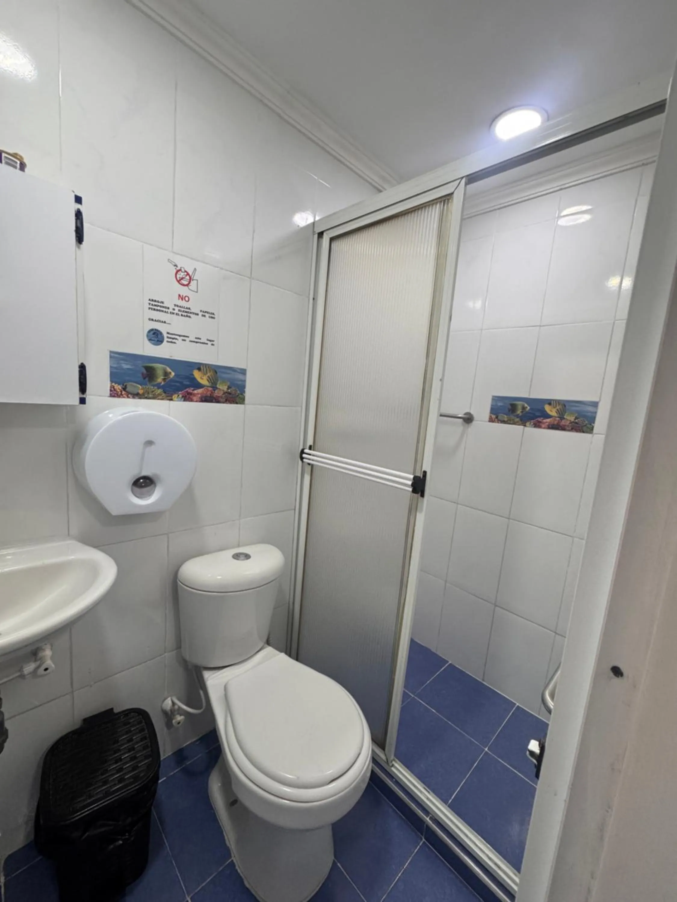 Bathroom in Casa Hotel Manco Mora