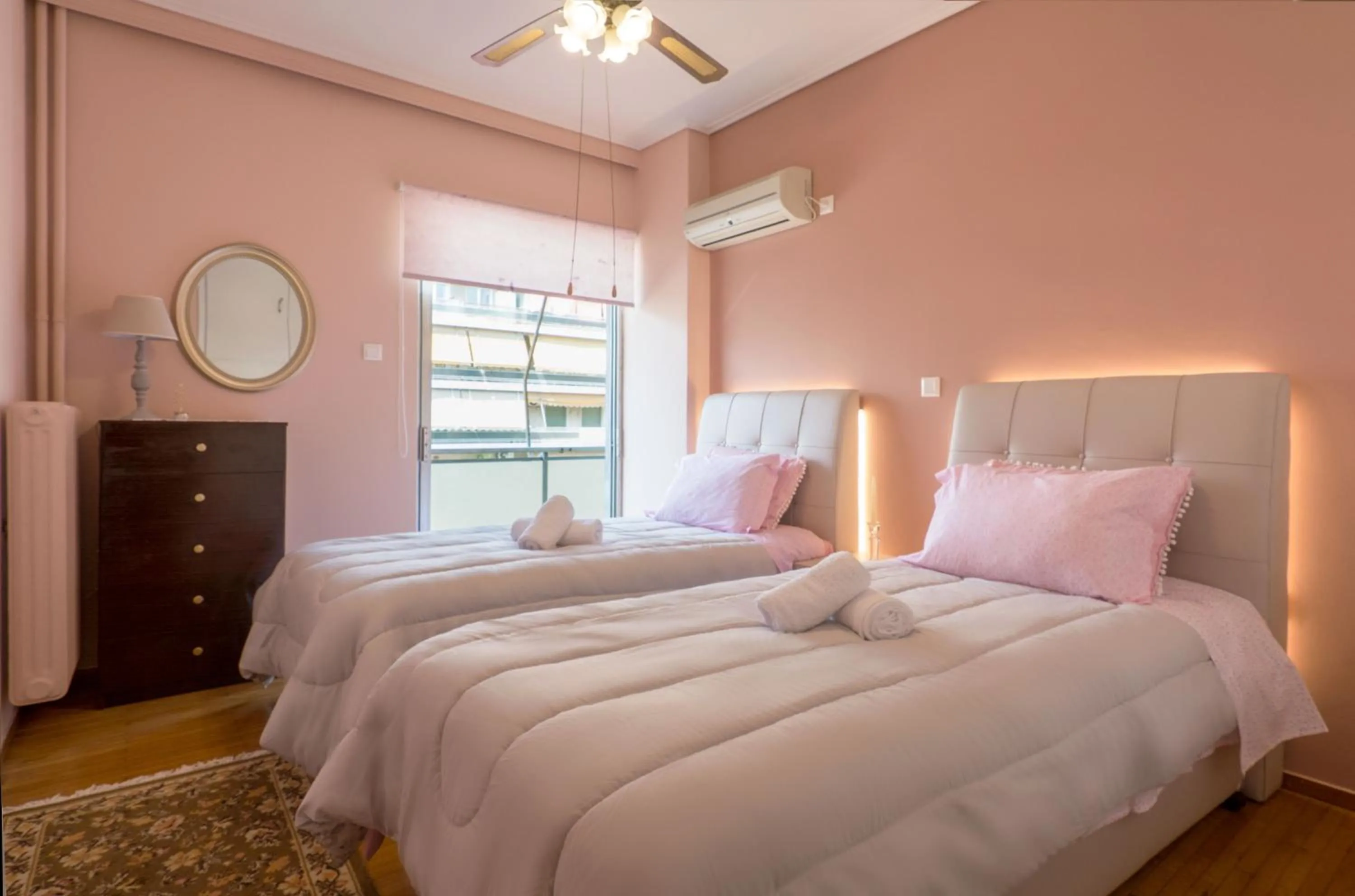 Bed in Lovely Apartment in Athens