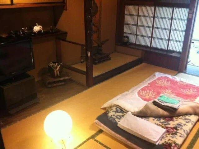 Bed in Tobaya Ryokan