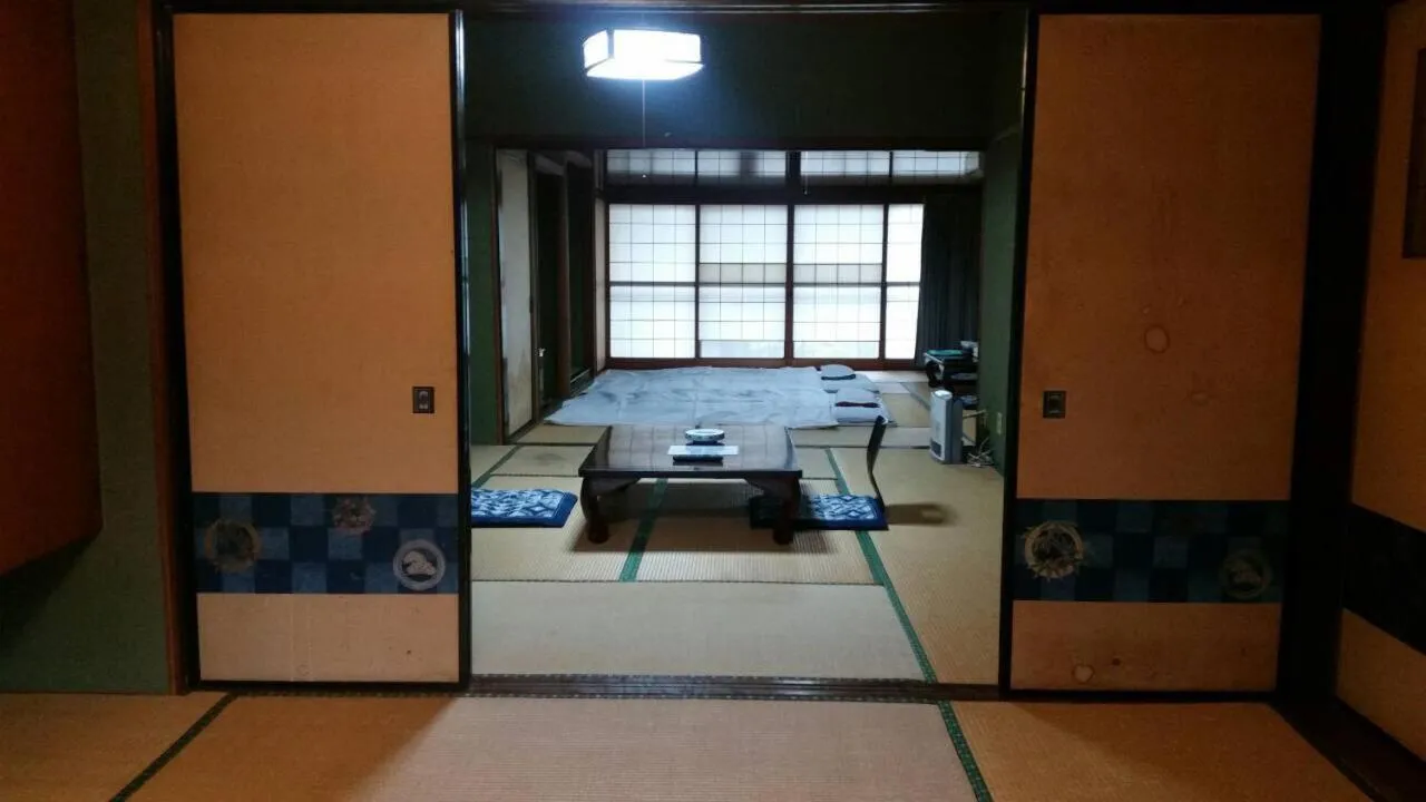 Bed in Tobaya Ryokan