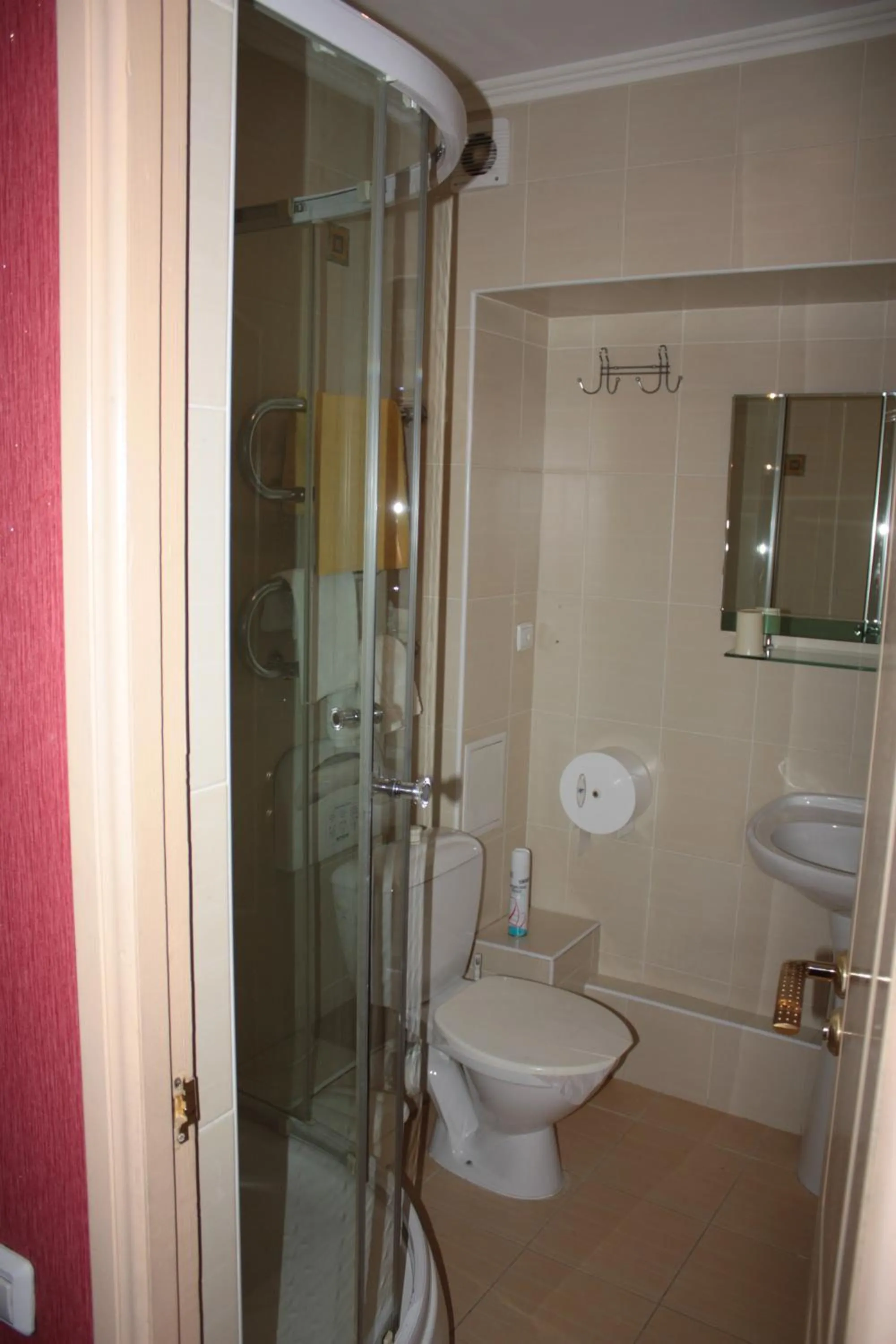 Shower in Berkana Hotel