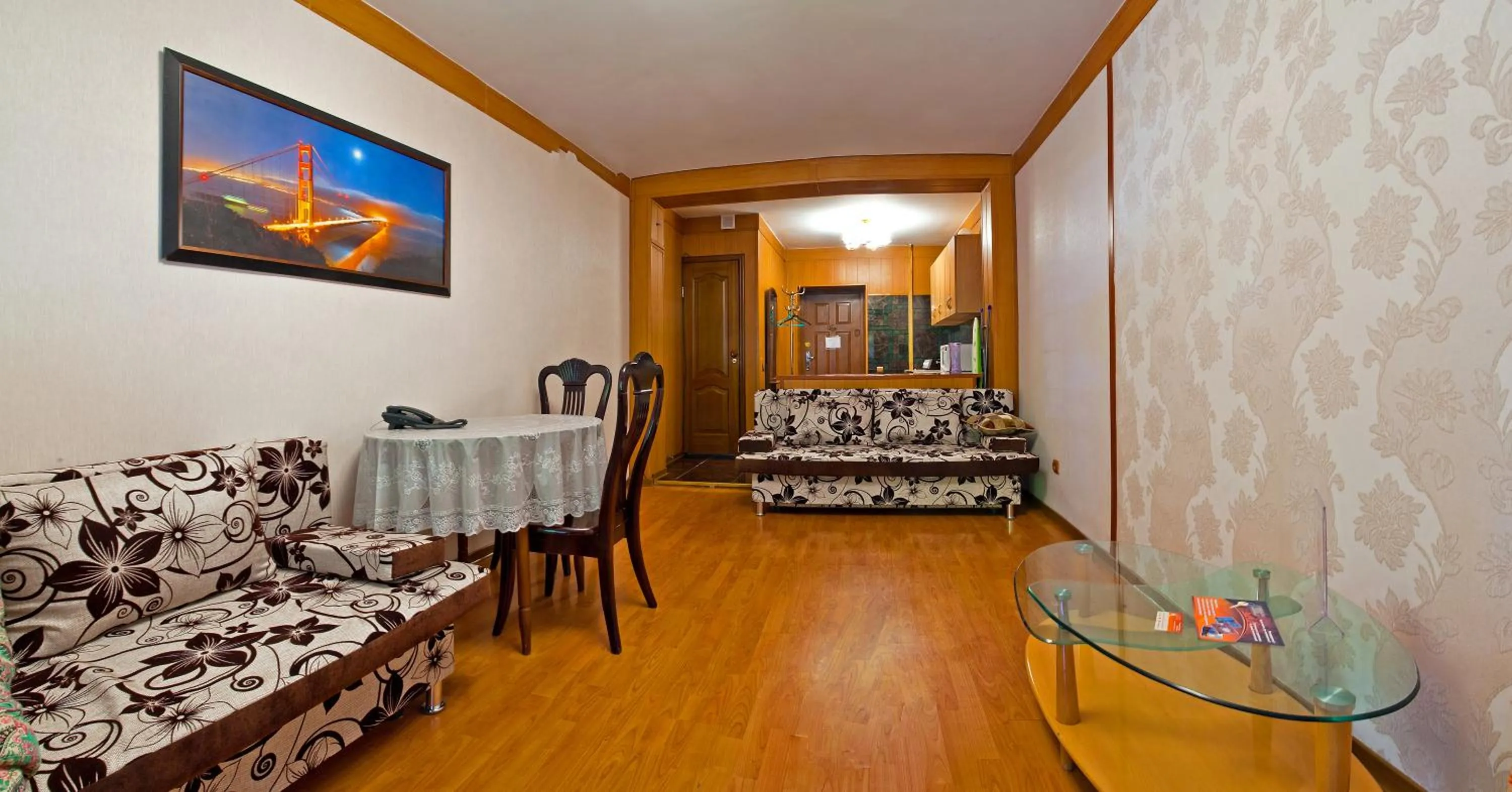 Living room in Lessor Apartments