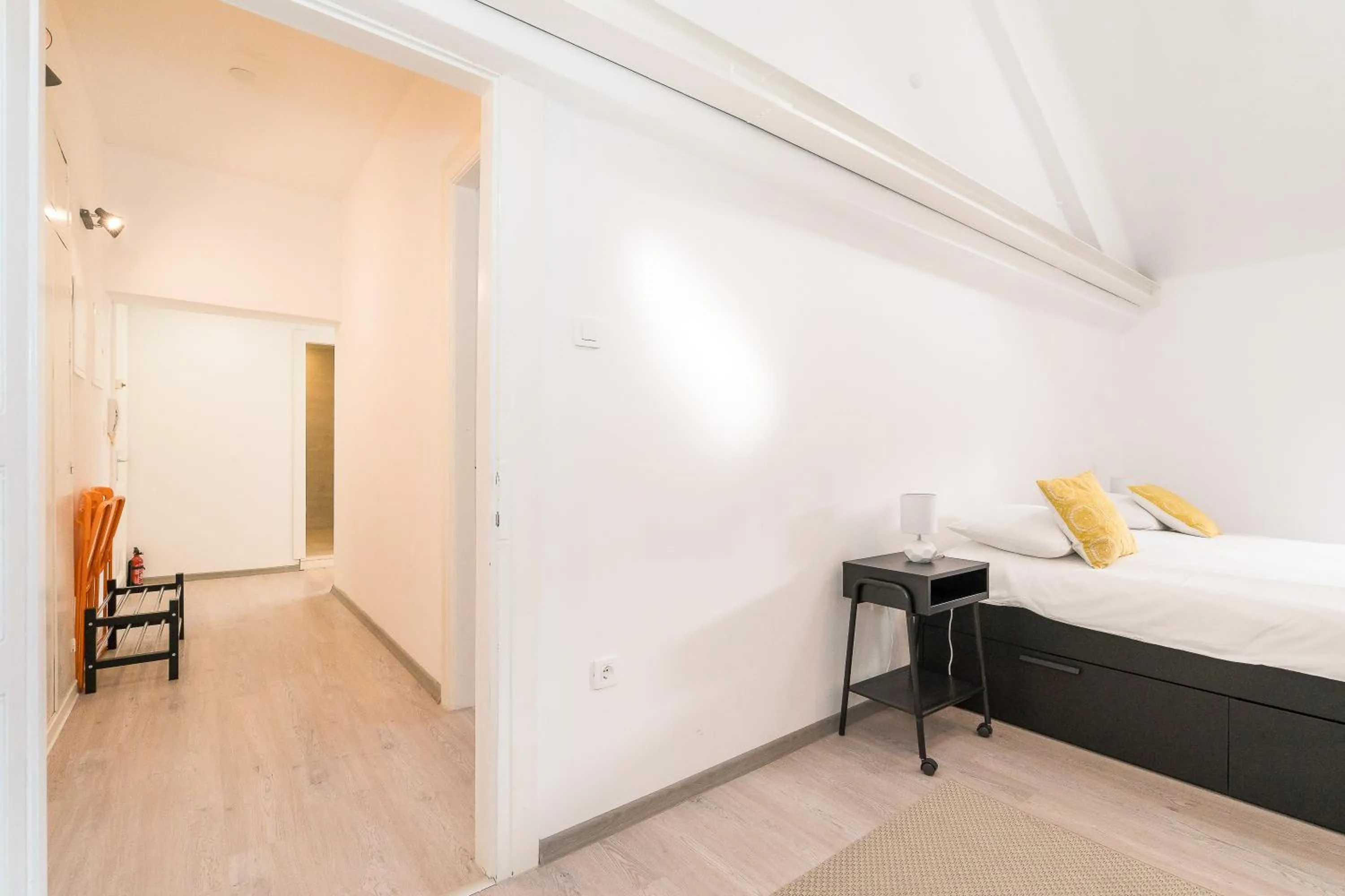 Bedroom, Bed in Loft at Republic Square