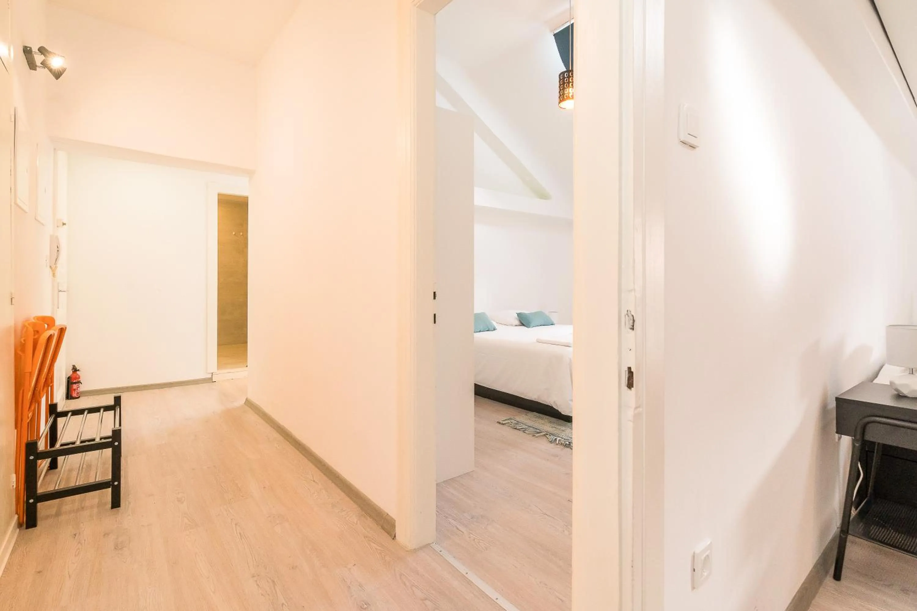 Bedroom, Bed in Loft at Republic Square