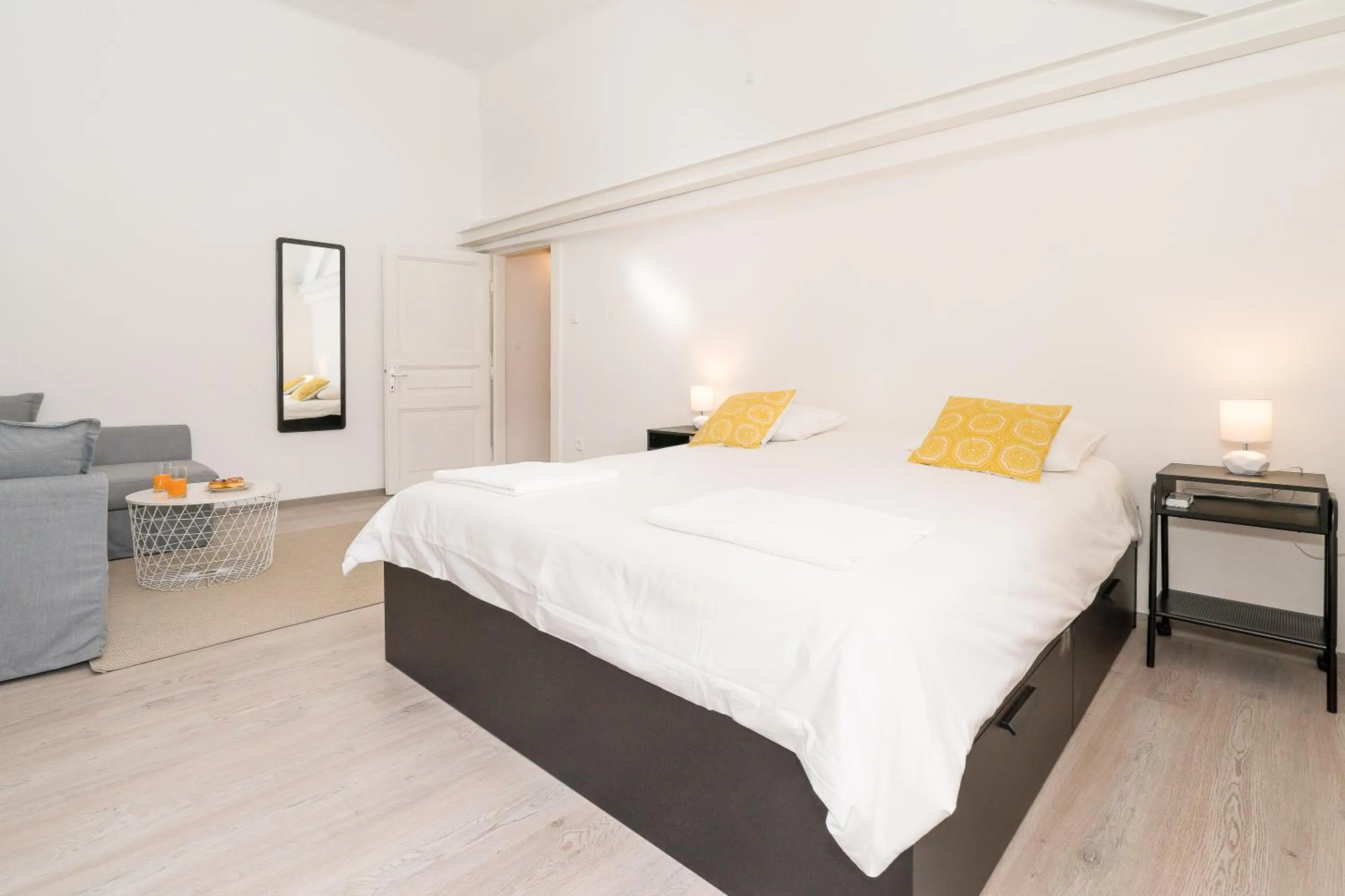 Bed in Loft at Republic Square