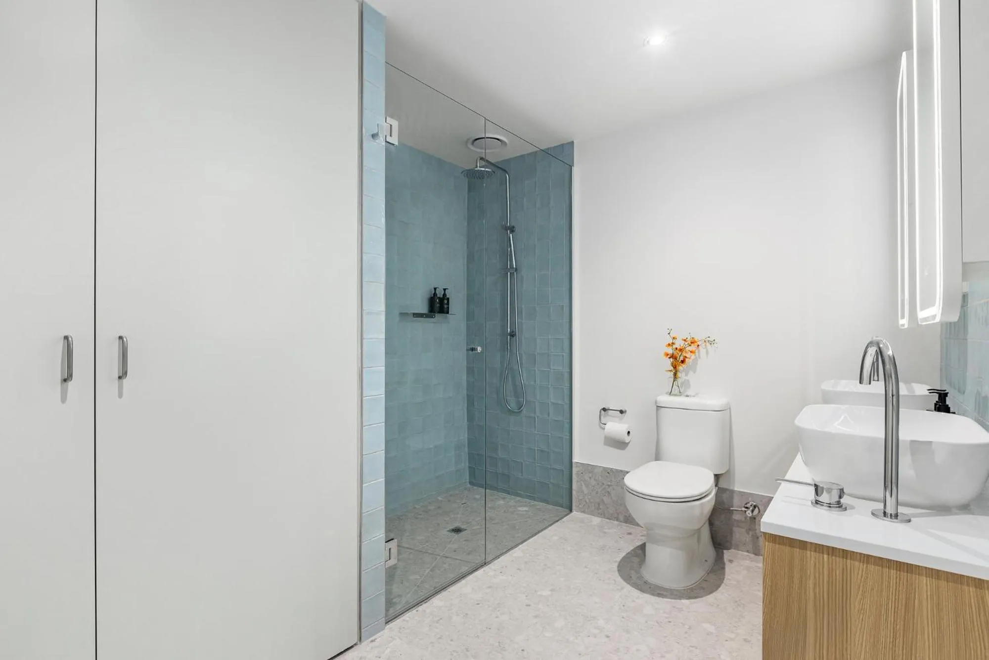 Shower in Nolo Apartments Lonsdale St
