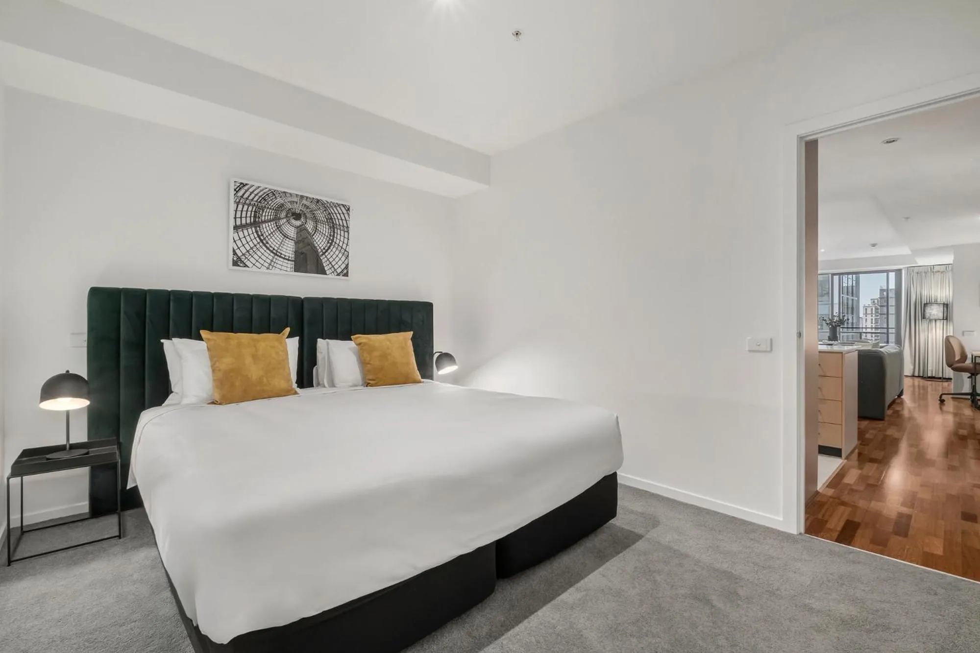 Bedroom, Bed in Nolo Apartments Lonsdale St