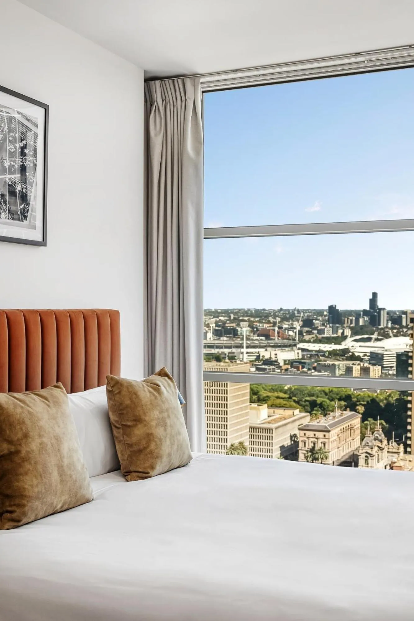 Bed in Nolo Apartments Lonsdale St