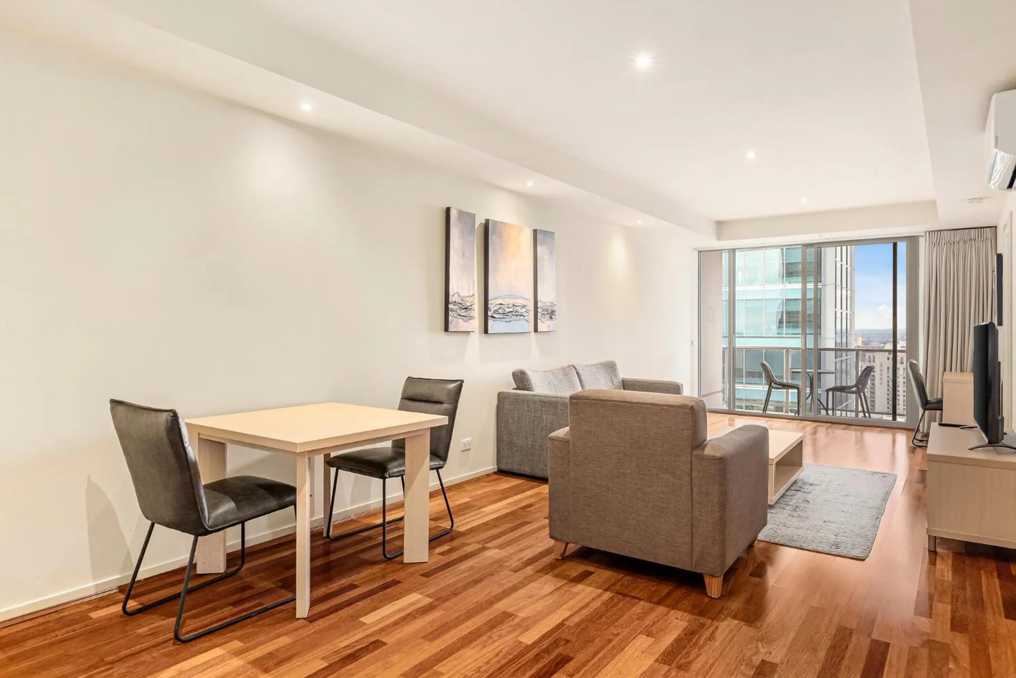 Living room in Nolo Apartments Lonsdale St