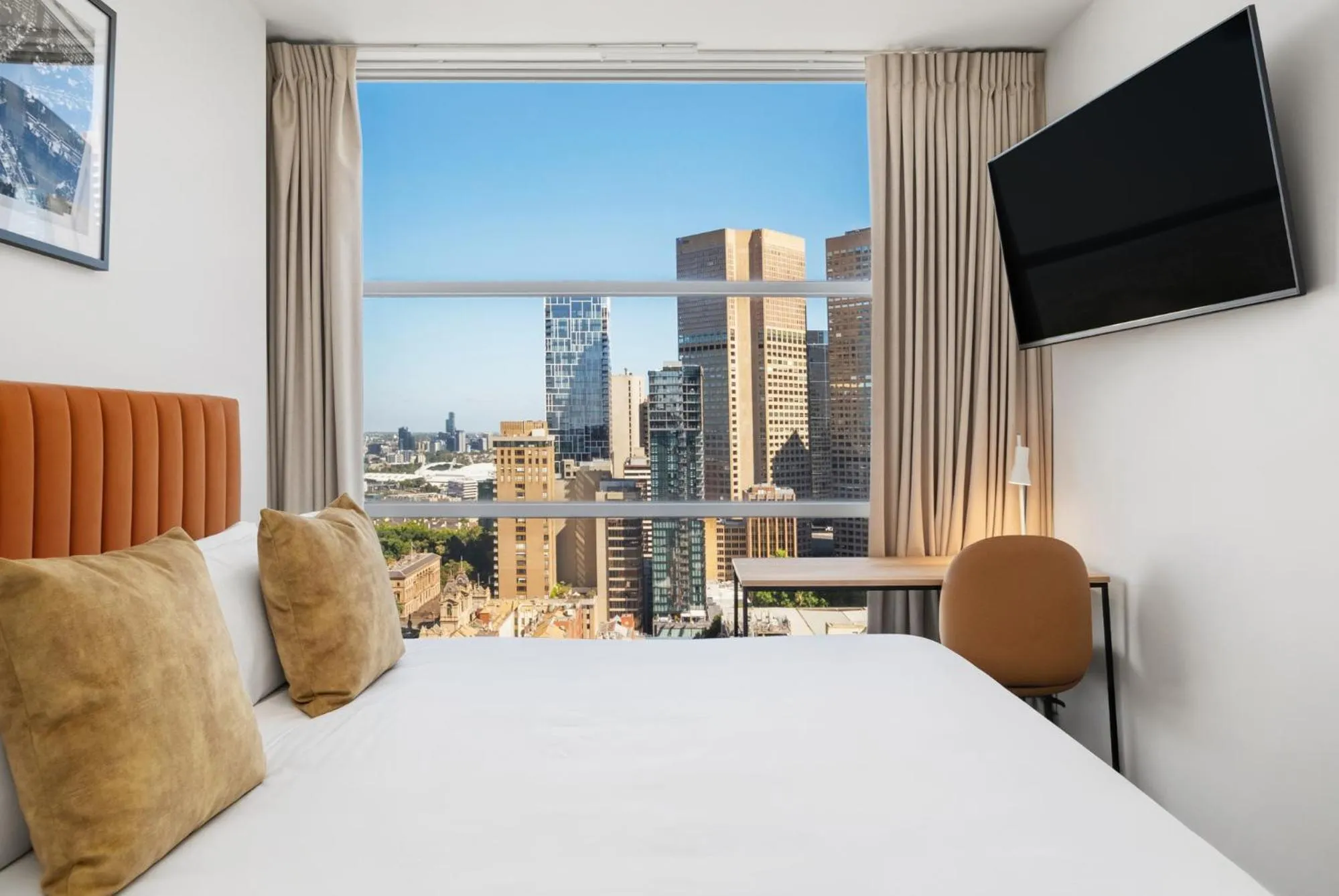 Bed in Nolo Apartments Lonsdale St