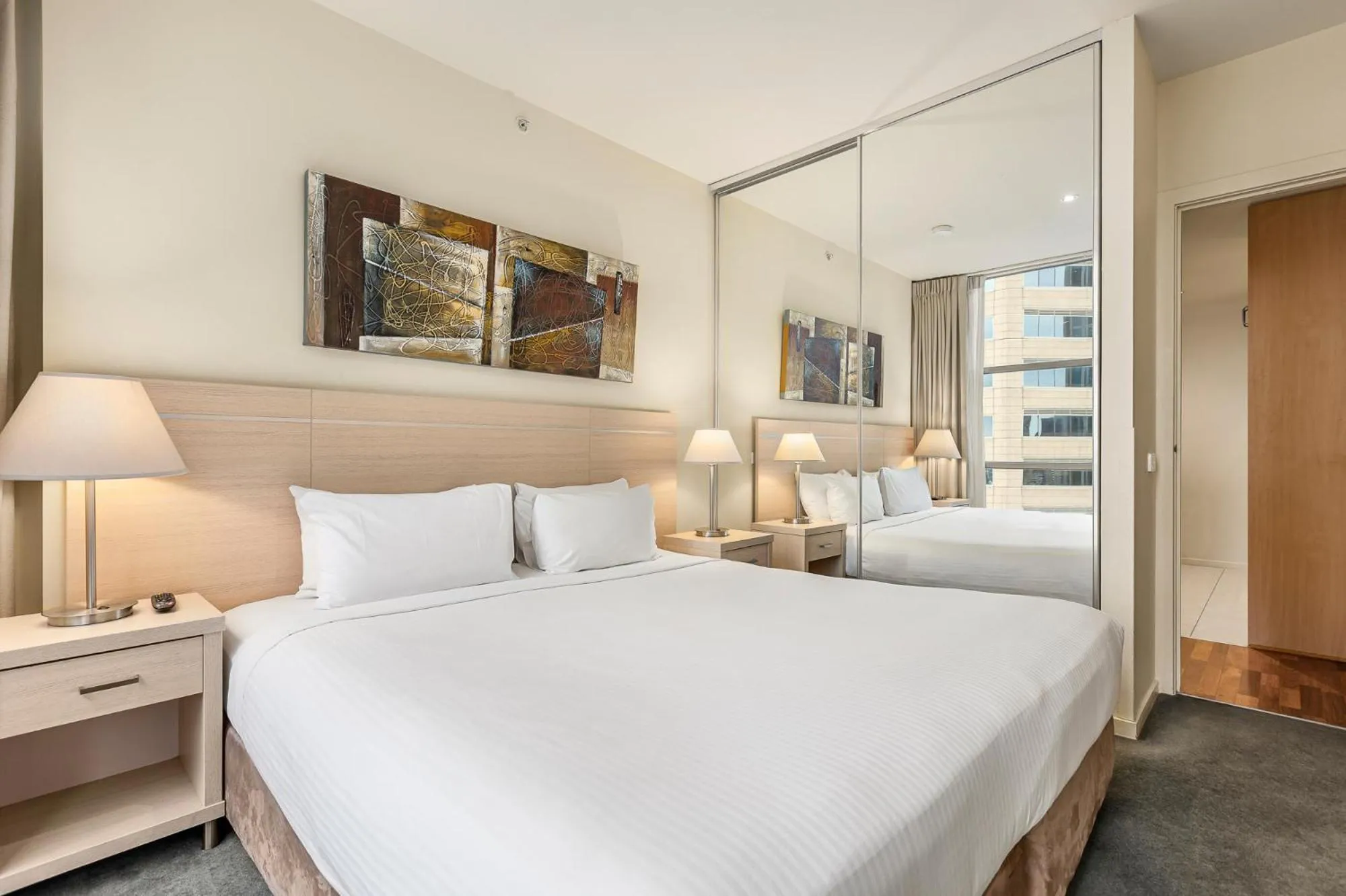 Bedroom, Bed in Nolo Apartments Lonsdale St