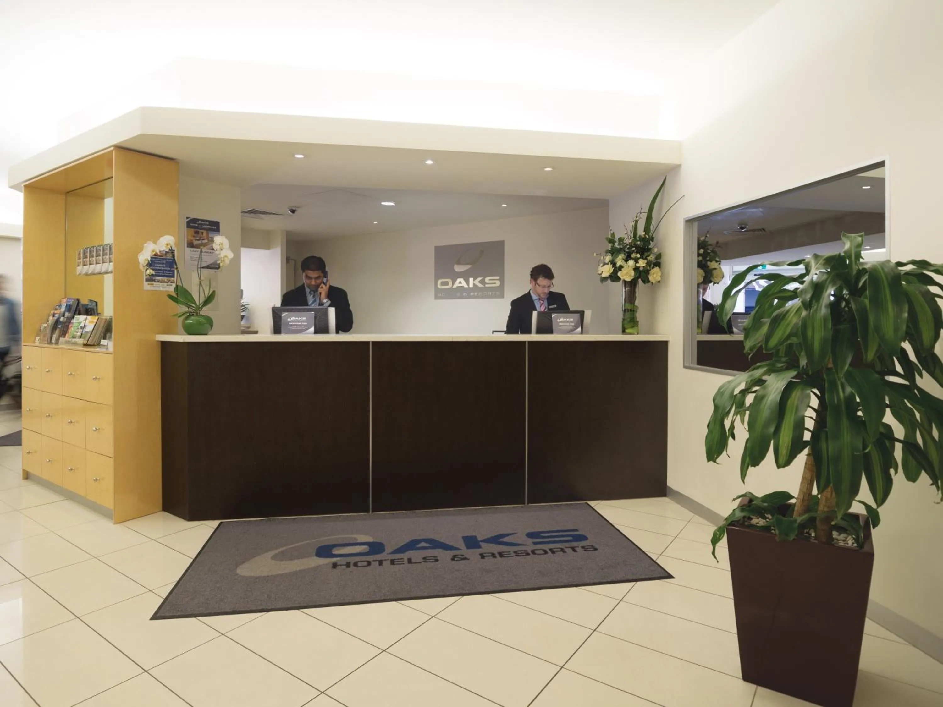 Lobby or reception in Oaks Melbourne on Lonsdale Suites