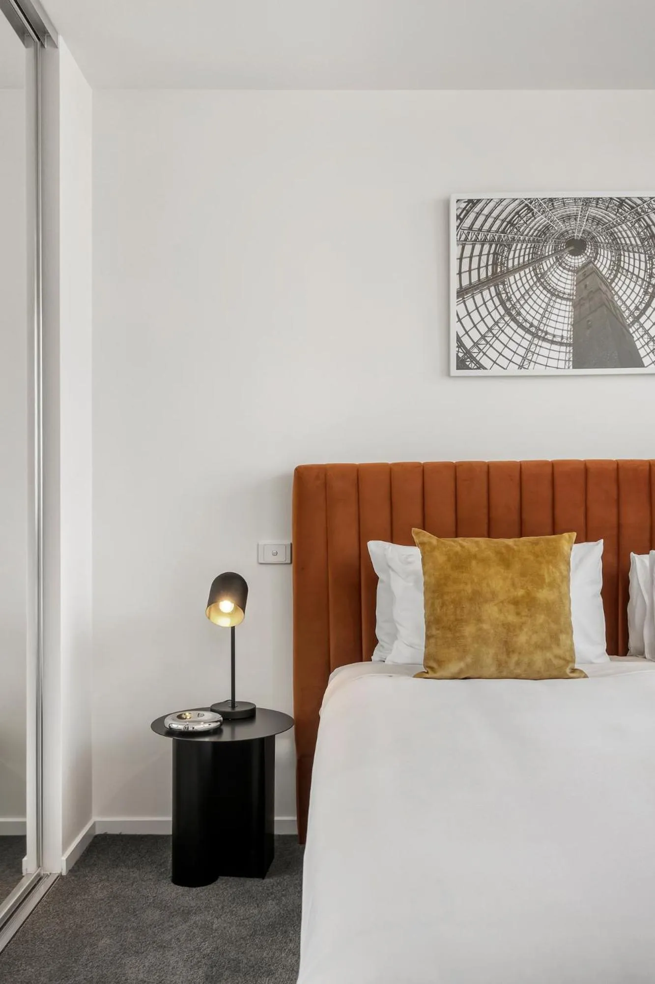 Bed in Nolo Apartments Lonsdale St