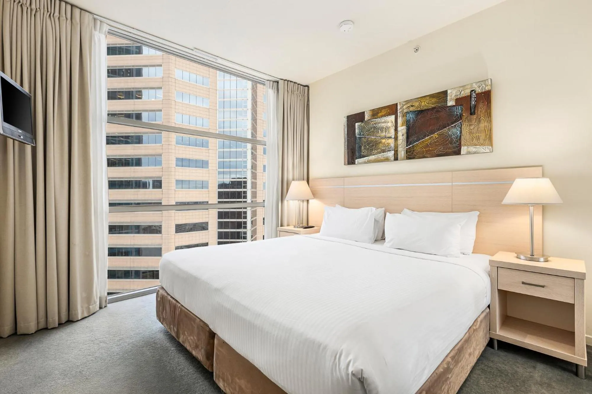 Bed in Nolo Apartments Lonsdale St