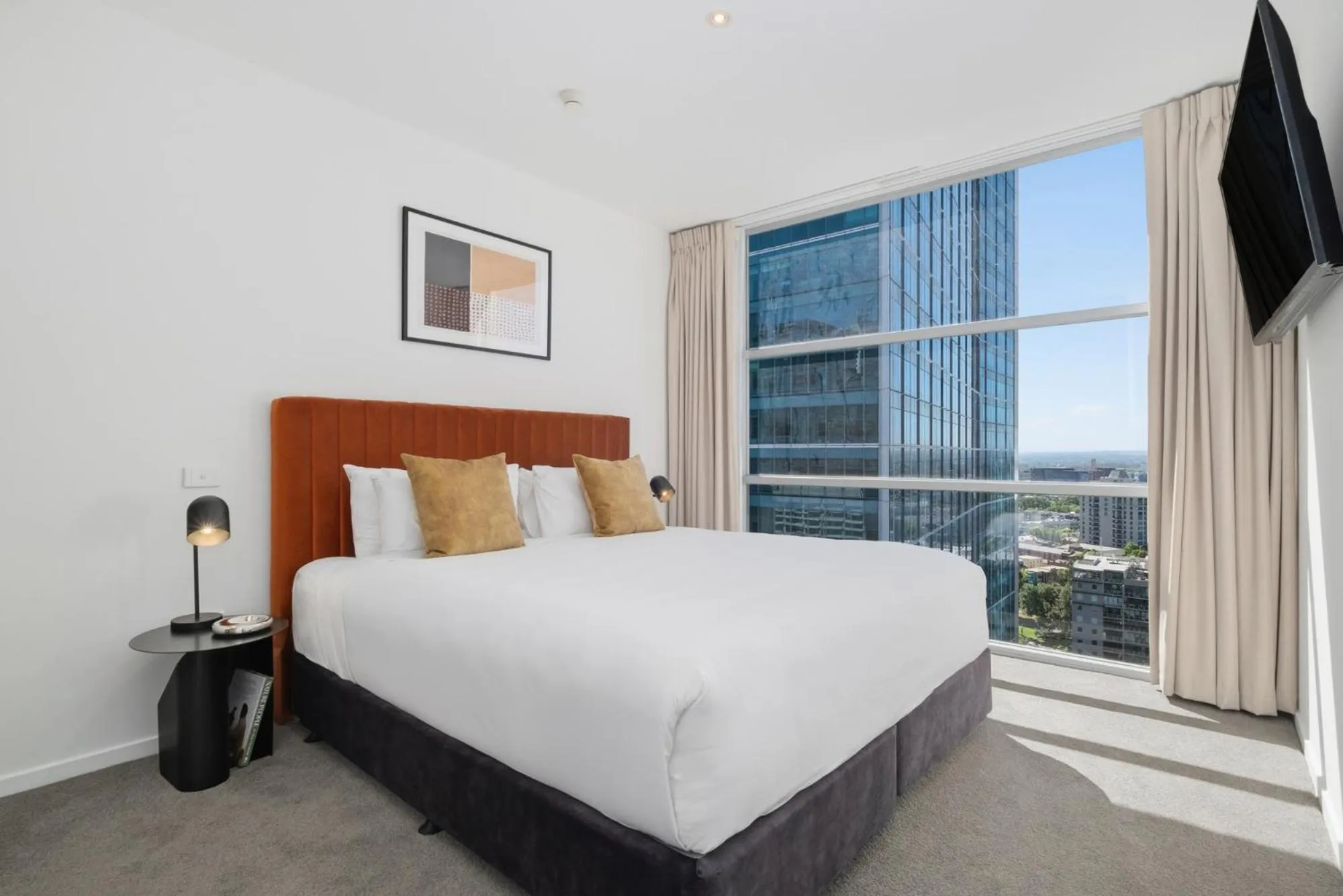 Bed in Nolo Apartments Lonsdale St