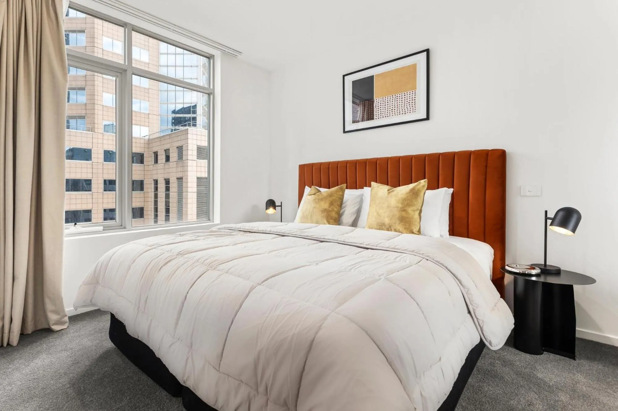 Bedroom, Bed in Nolo Apartments Lonsdale St