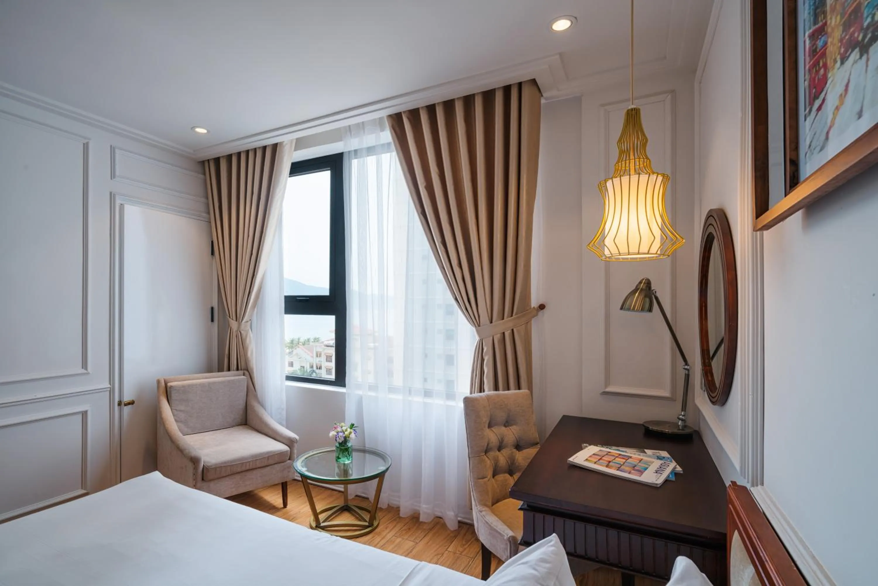 Decorative detail, Bed in Menora Grand Da Nang