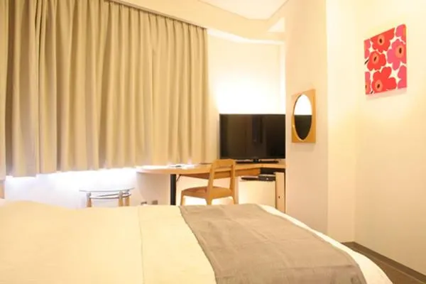 Bed in Hotel Estacion Hikone