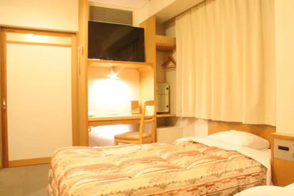 Bed in Hotel Estacion Hikone