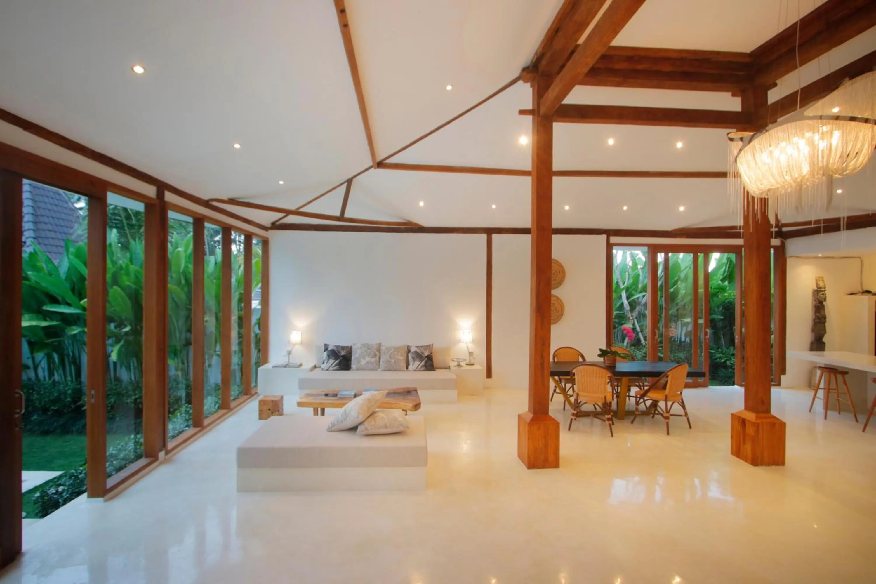 Living room, Bed in The Apartments Ubud