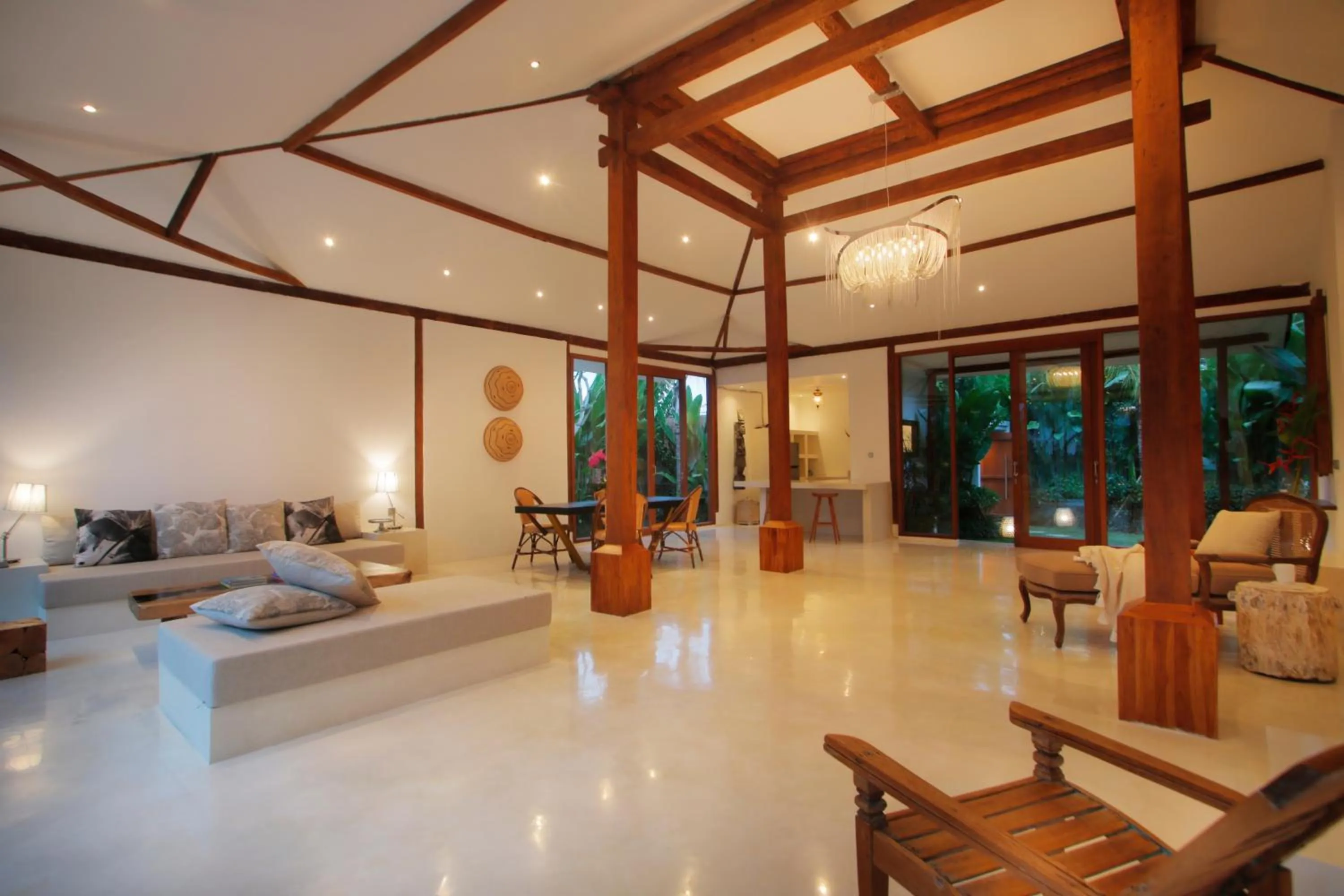 Living room in The Apartments Ubud