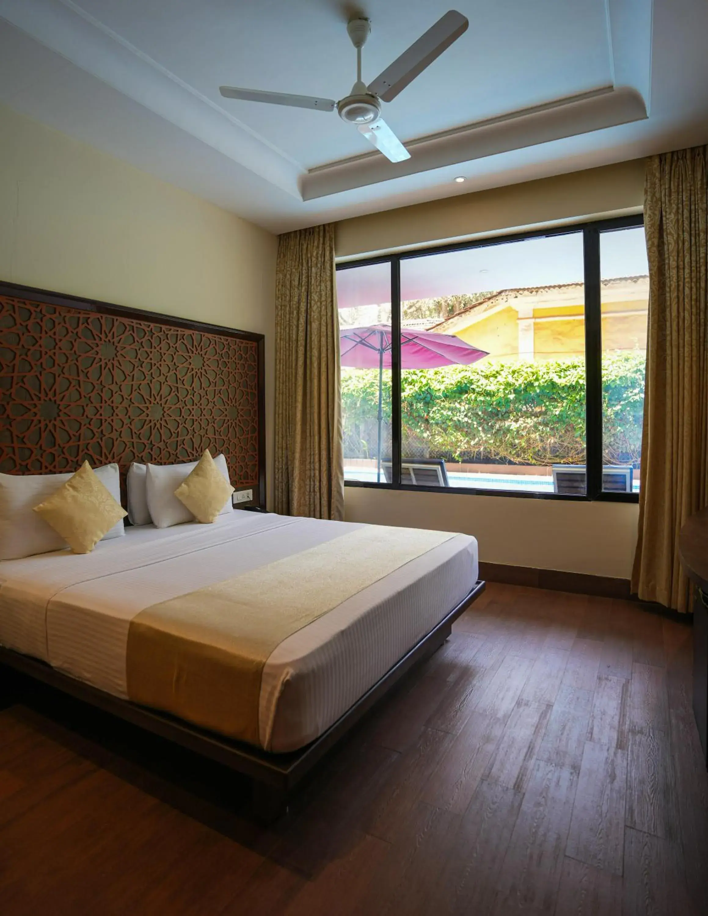 View (from property/room), Bed in Rio Boutique View (from property/room), Bed in Rio Boutique