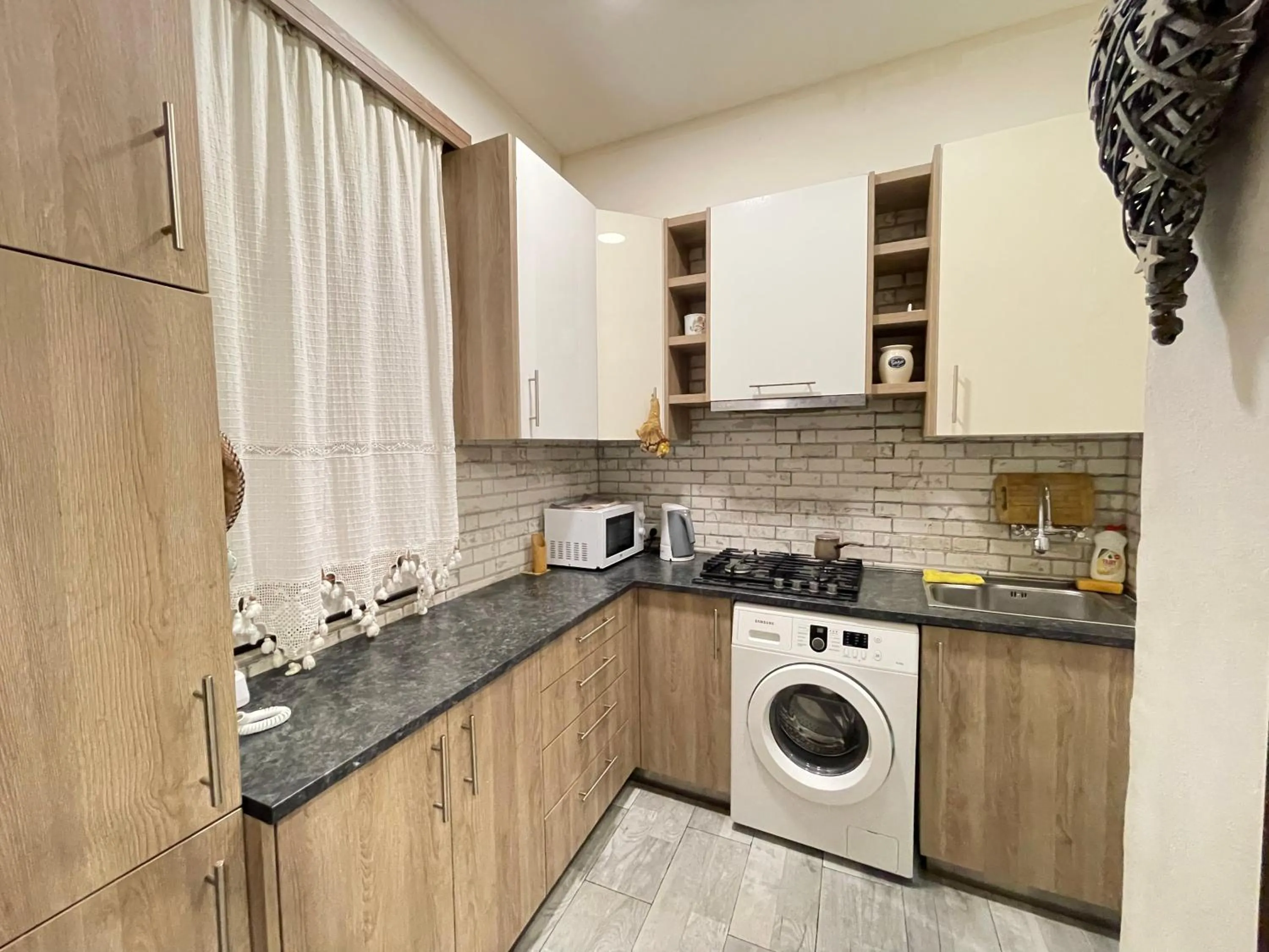 Kitchen or kitchenette in Talaveri Apartment in Old Tbilisi