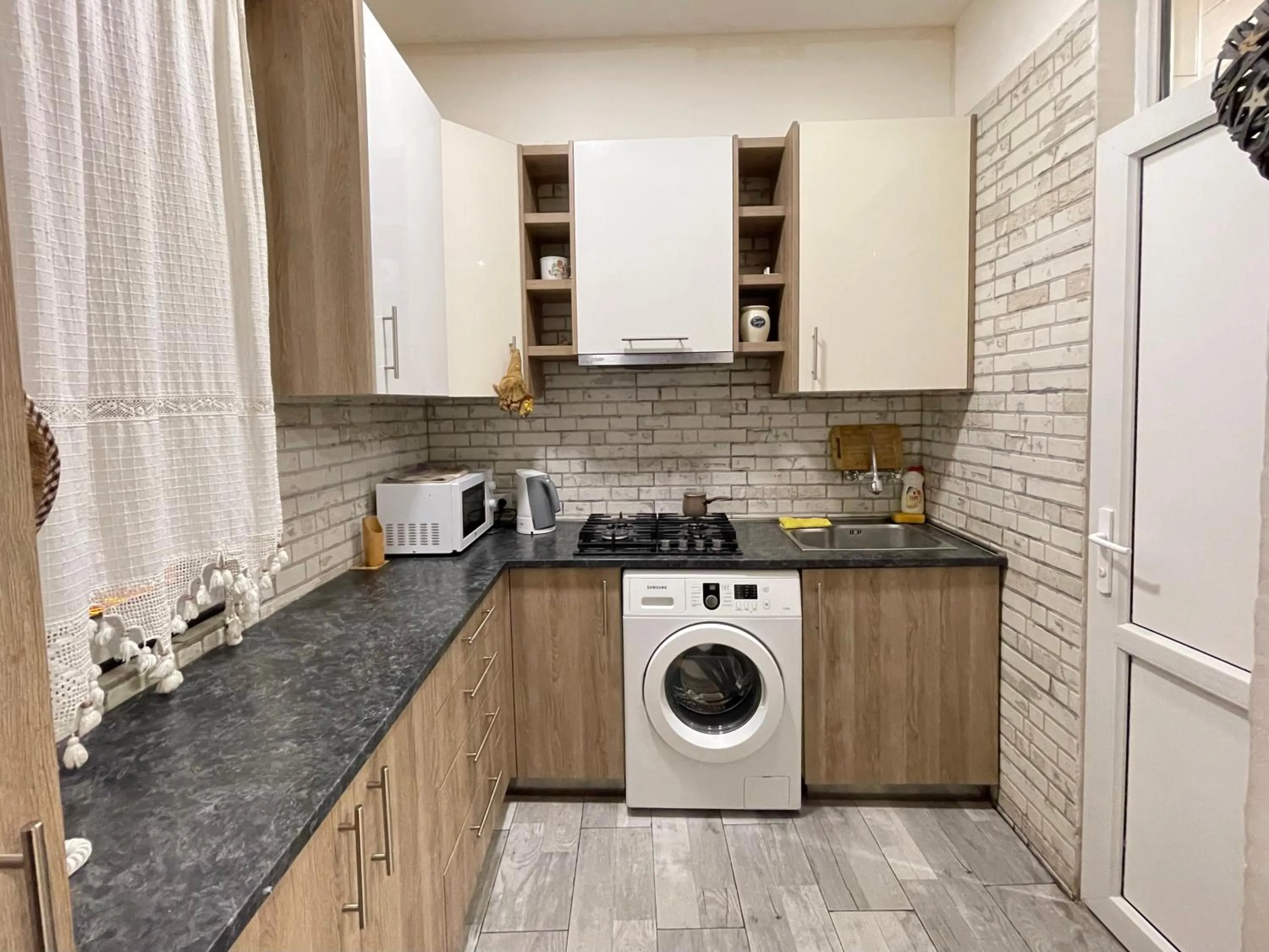 Kitchen or kitchenette in Talaveri Apartment in Old Tbilisi