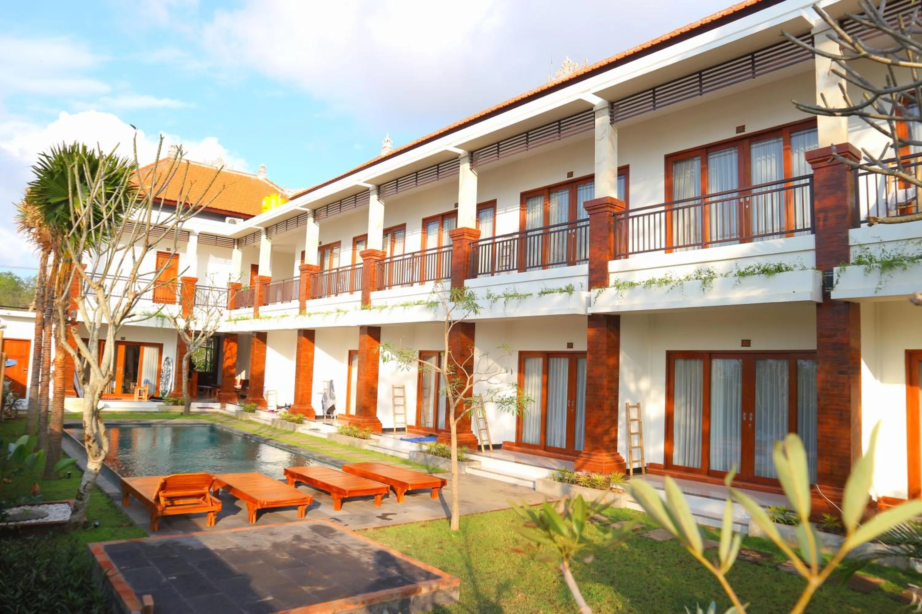 Garden view in Seno Guesthouse & Cafe