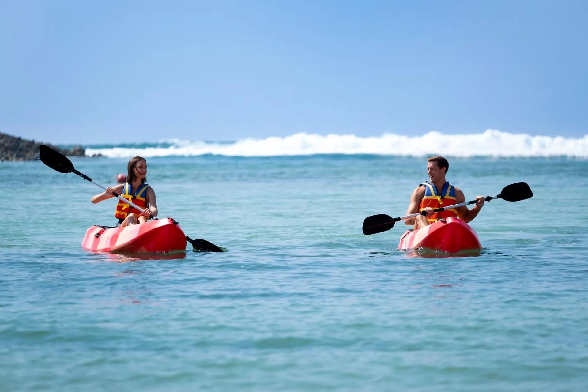 Canoeing in The Apurva Kempinski Bali