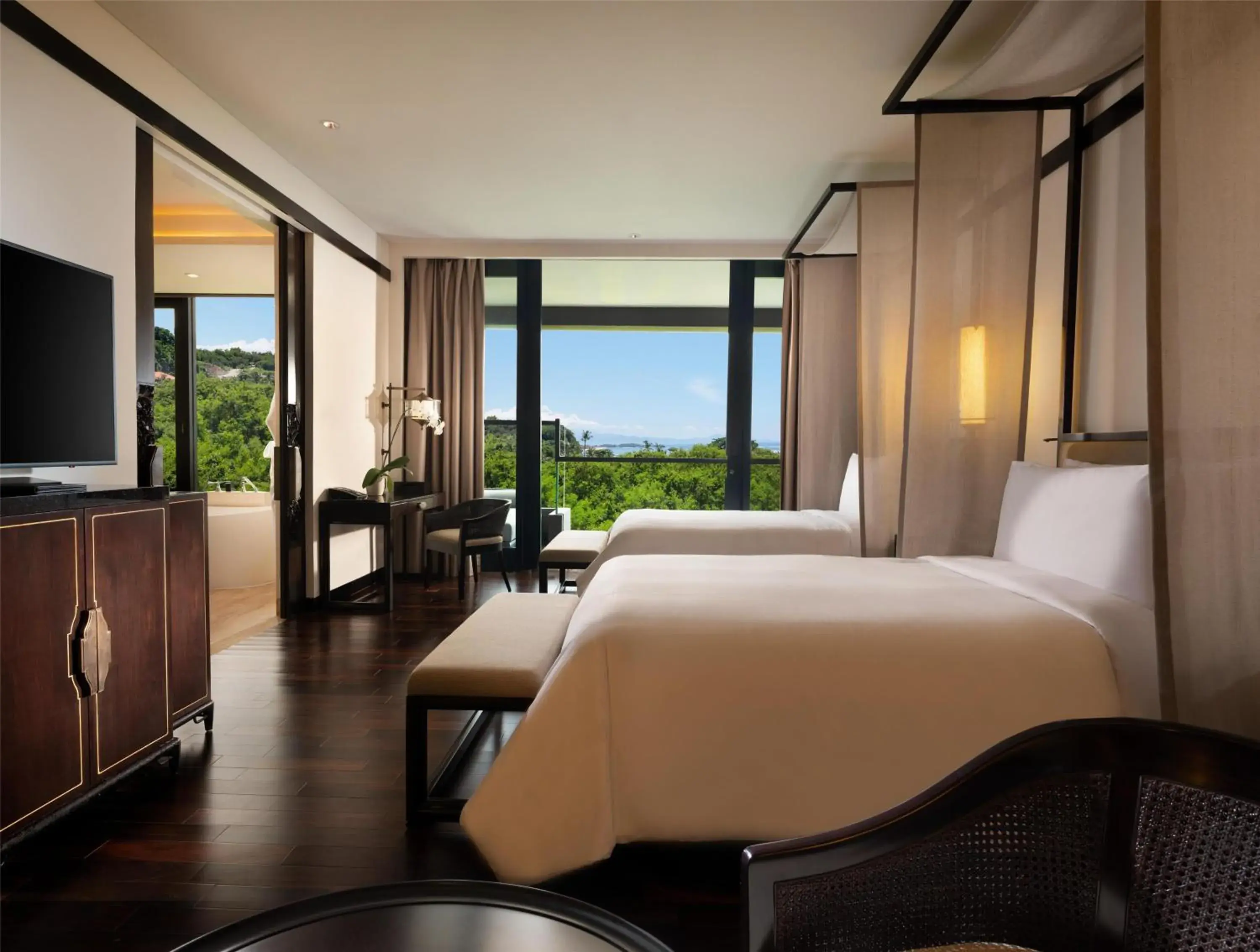 Living room, Bed in The Apurva Kempinski Bali Living room, Bed in The Apurva Kempinski Bali