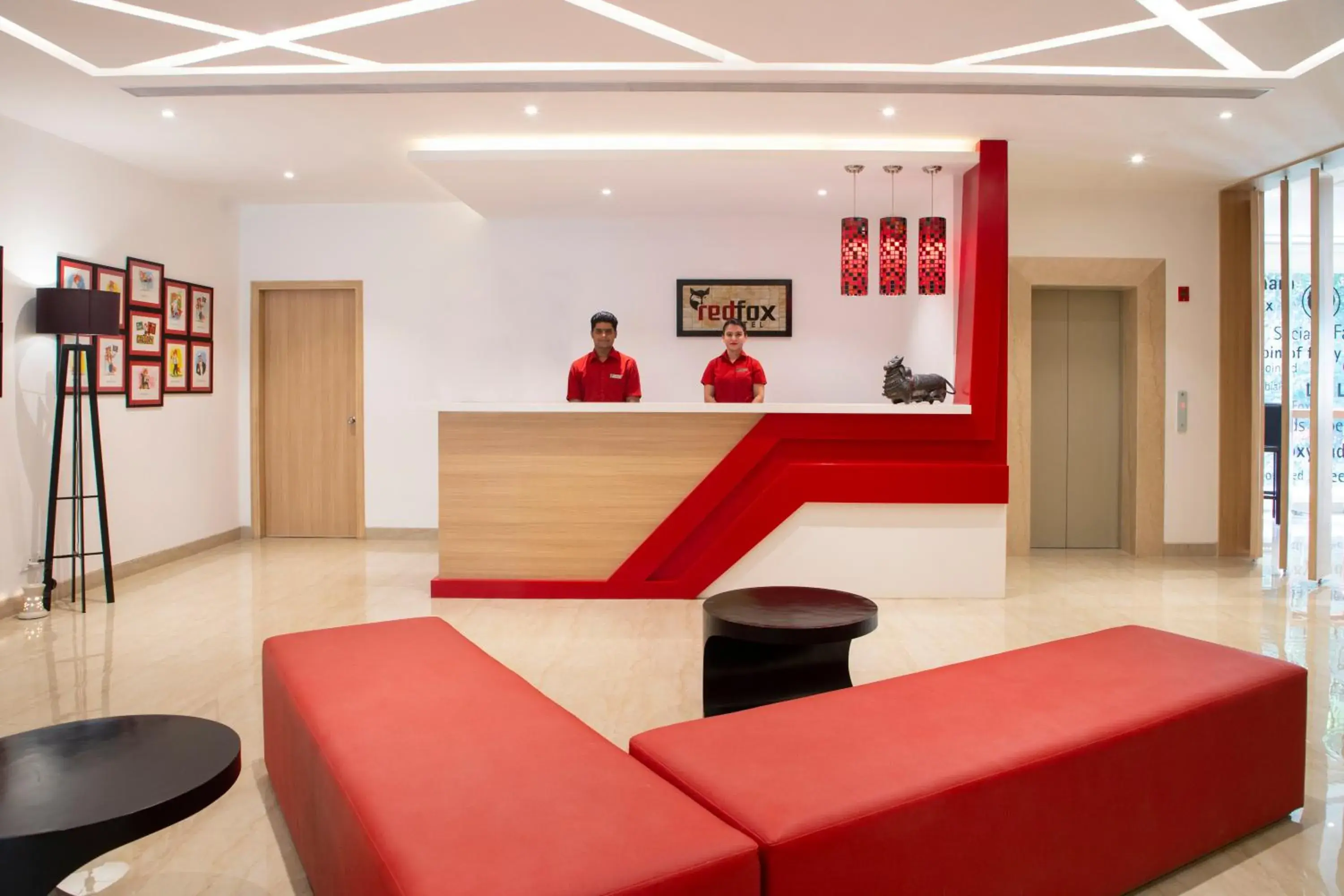 Lobby or reception in Red Fox by Lemon Tree Hotels, Dehradun Lobby or reception in Red Fox by Lemon Tree Hotels, Dehradun