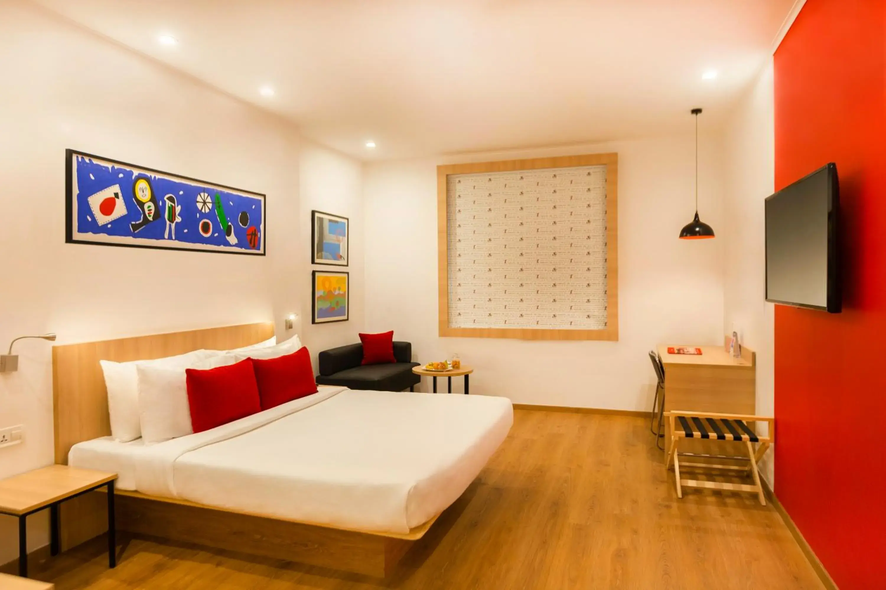 Bedroom, Bed in Red Fox by Lemon Tree Hotels, Dehradun Bedroom, Bed in Red Fox by Lemon Tree Hotels, Dehradun