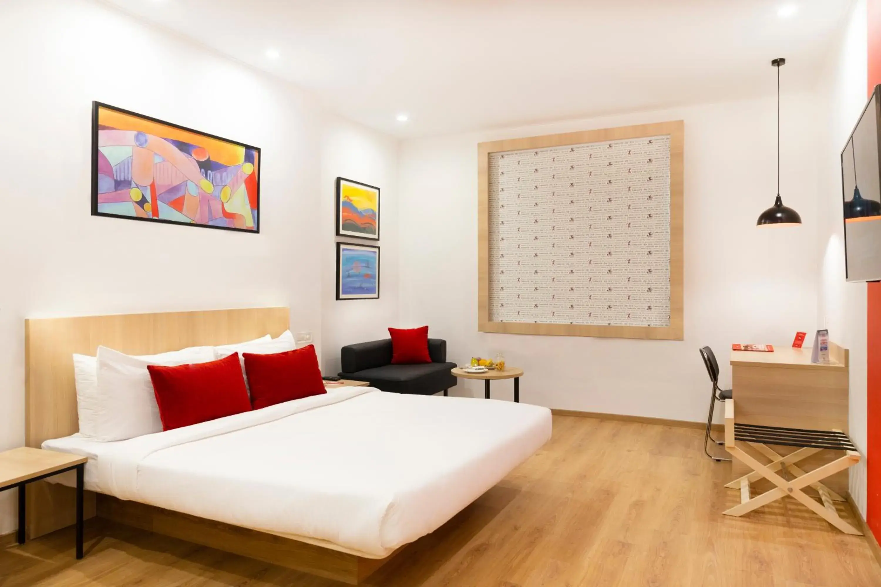 Bedroom, Bed in Red Fox by Lemon Tree Hotels, Dehradun Bedroom, Bed in Red Fox by Lemon Tree Hotels, Dehradun