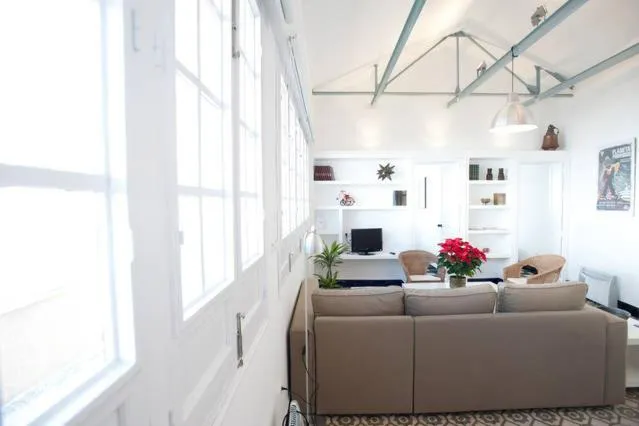 Living room in Apartamentos Calle Rosario