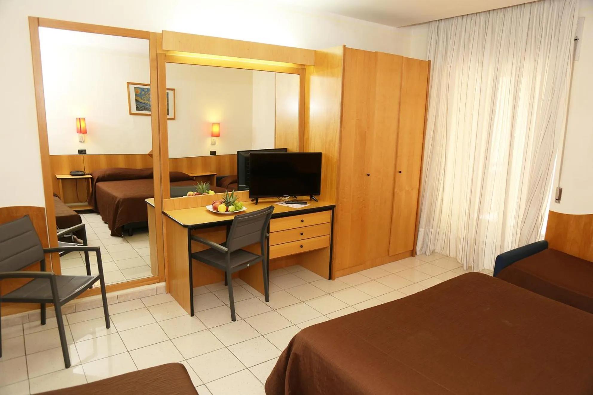 Bed in Hotel Meranda