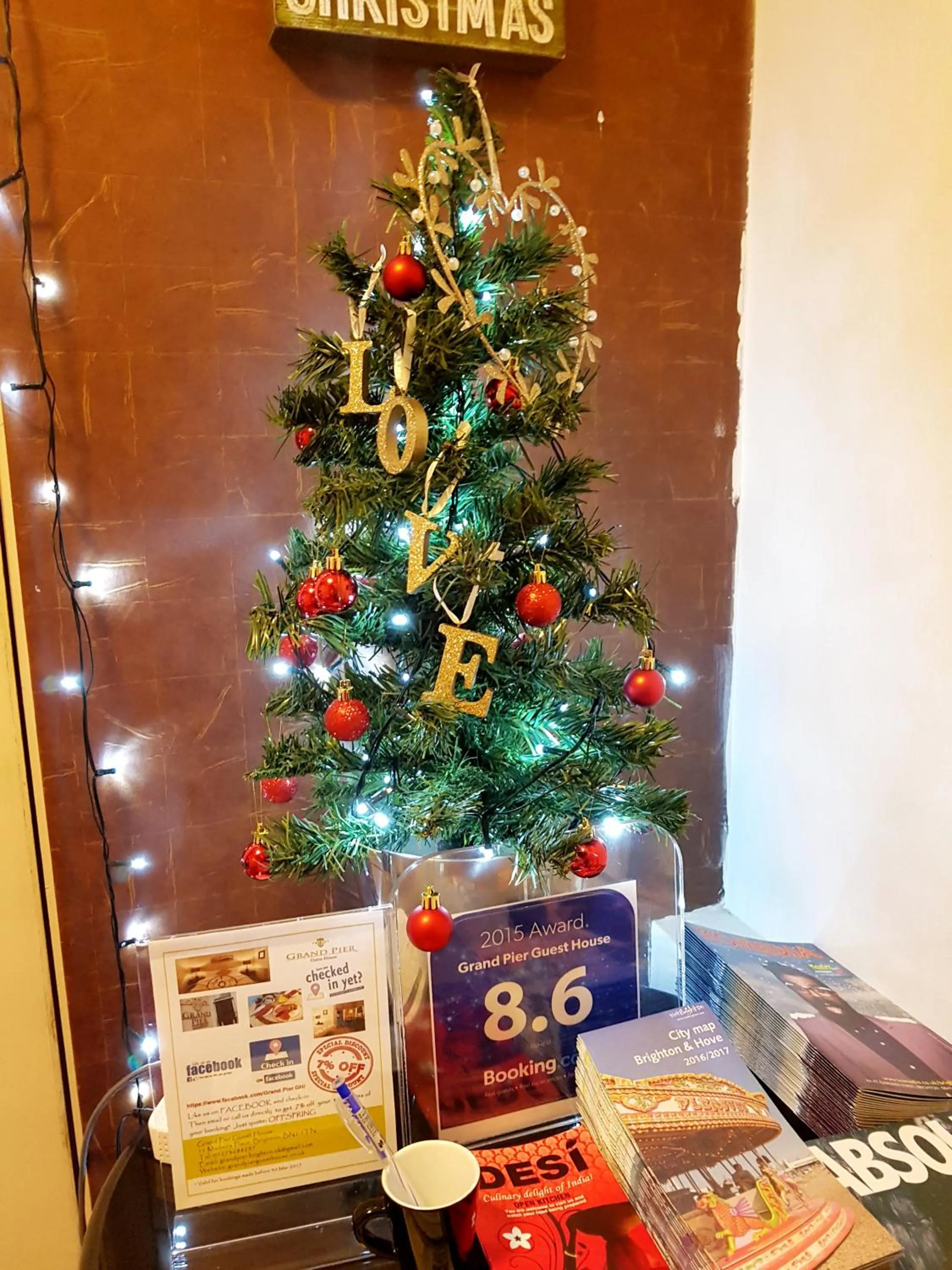 Decorative detail in Grand Pier Guest House