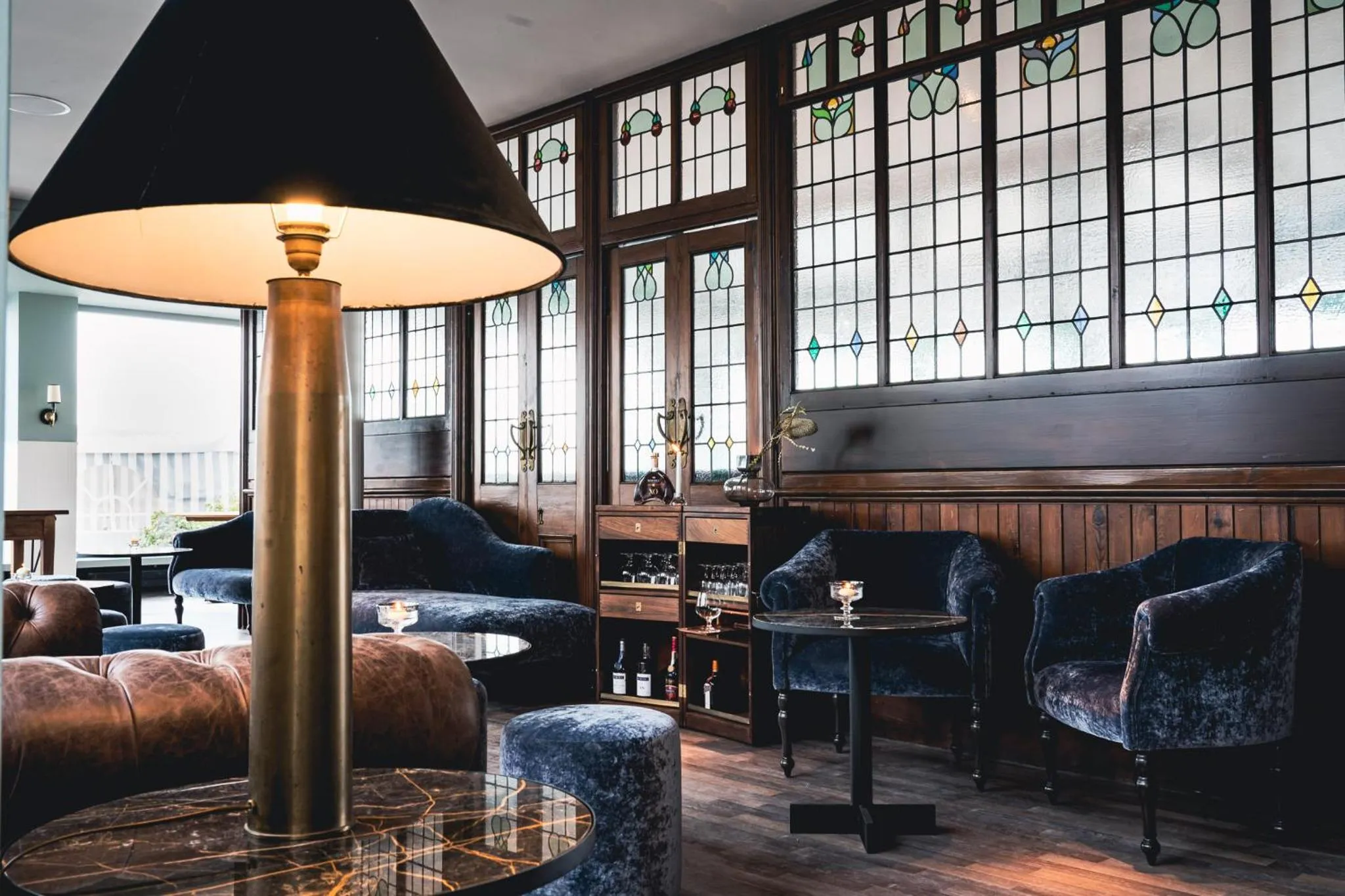 Lounge or bar in Landgasthof Halbinsel Au