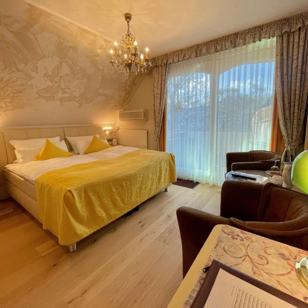 View (from property/room), Bed in Villa am Park