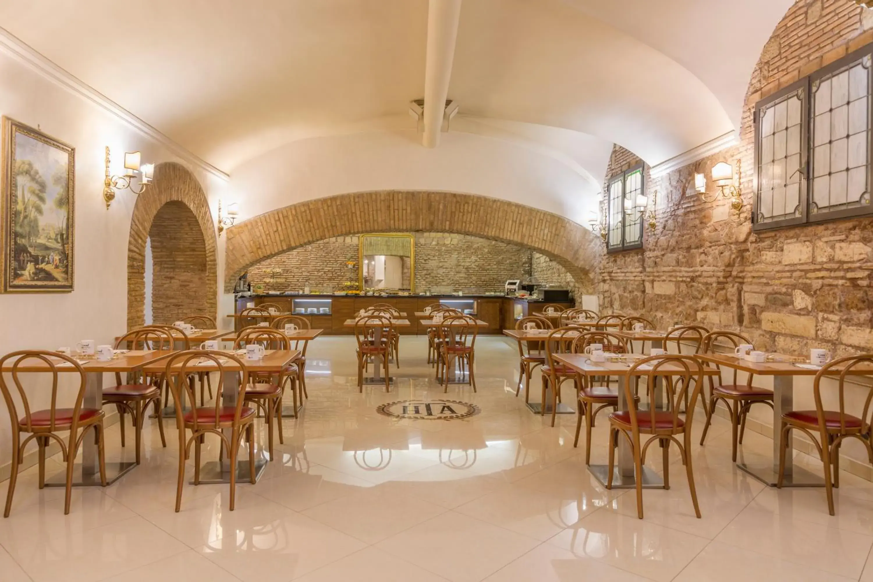 Buffet breakfast in Hotel Della Torre Argentina Buffet breakfast in Hotel Della Torre Argentina