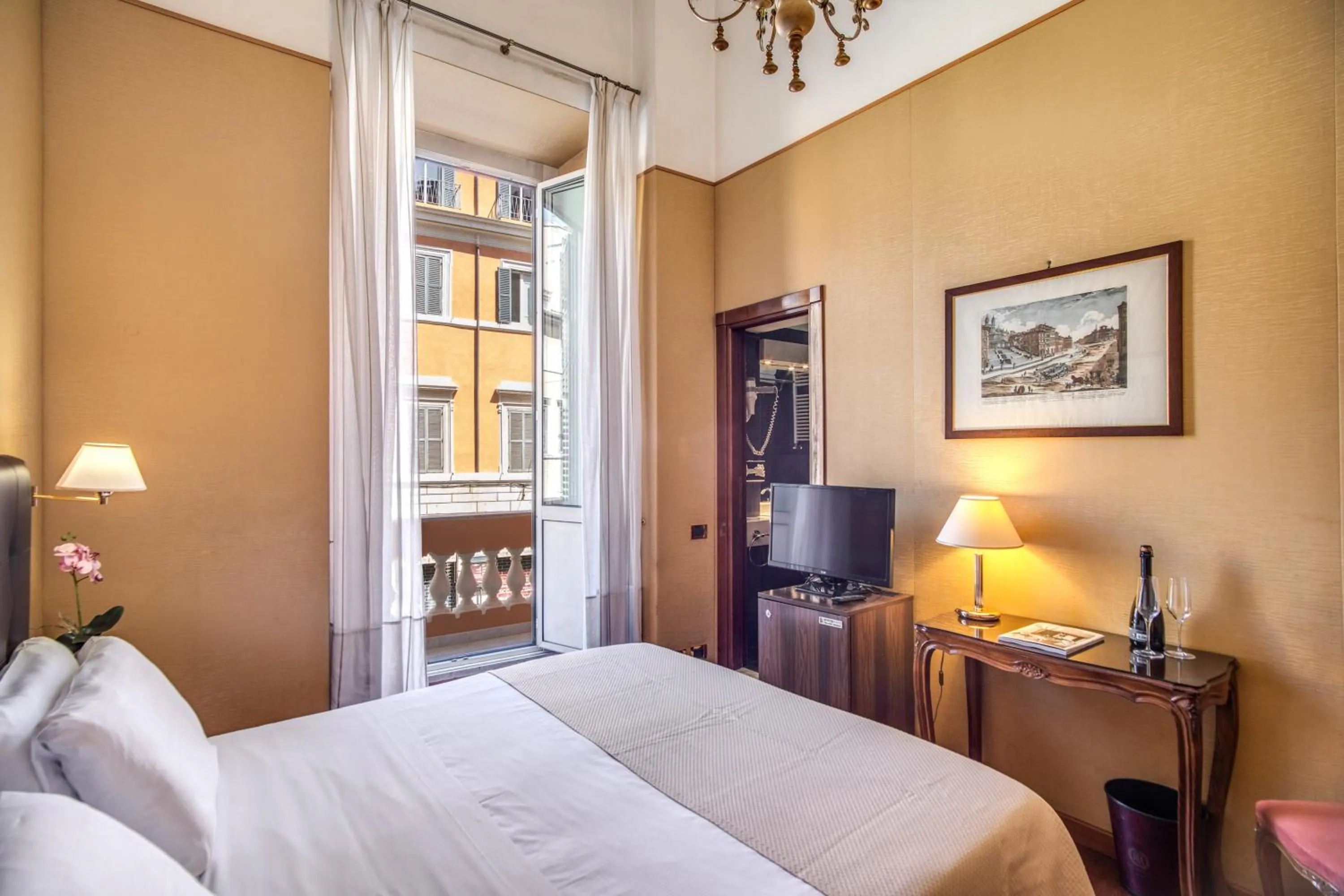 Bed in Hotel Della Torre Argentina