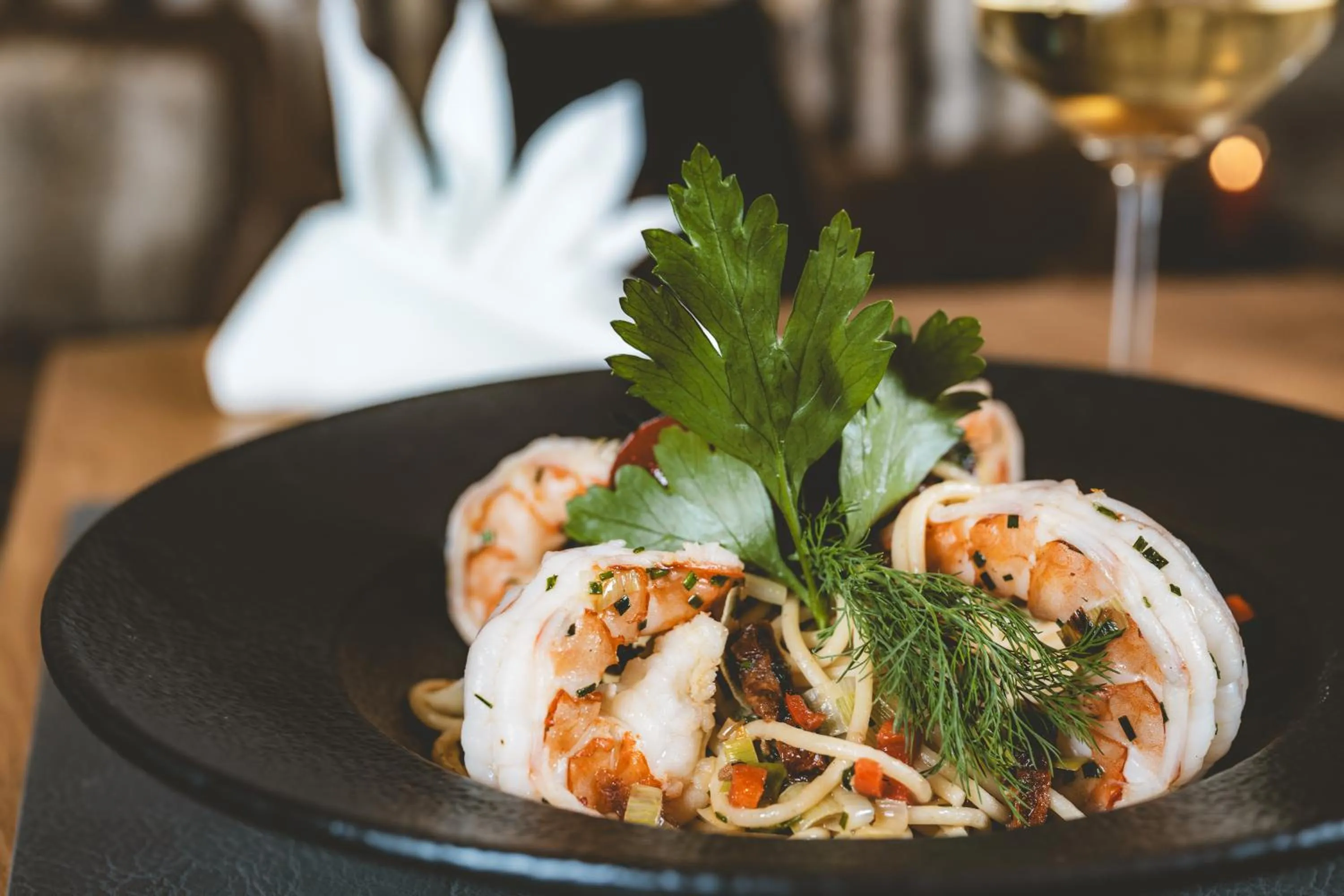 Dinner in Hotel Alfa Superieur - Leukerbad-Therme