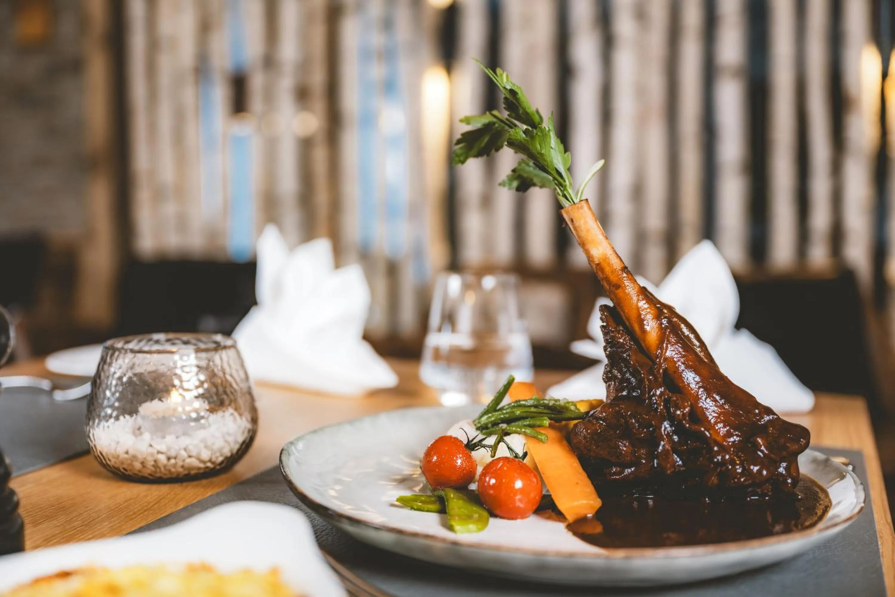 Dinner in Hotel Alfa Superieur - Leukerbad-Therme