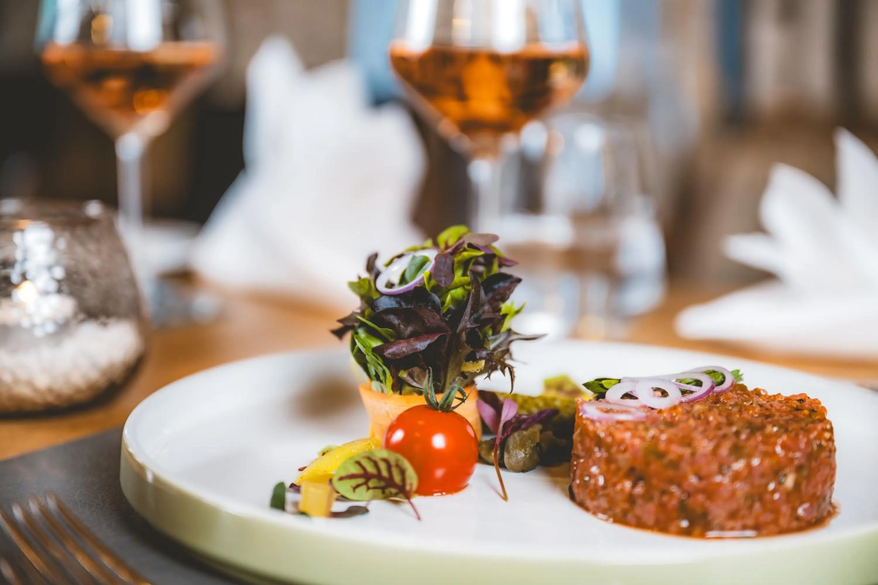 Dinner in Hotel Alfa Superieur - Leukerbad-Therme