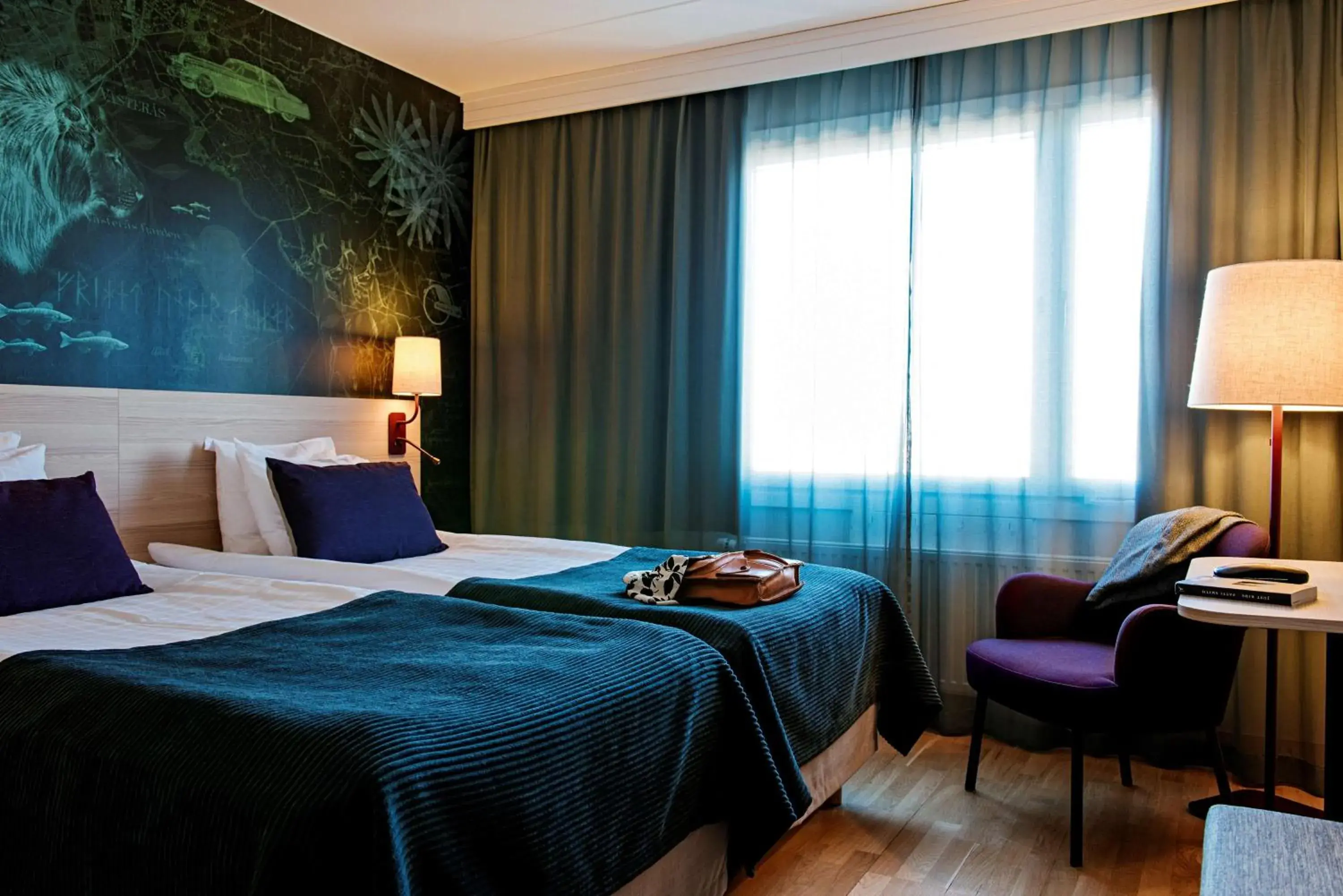 Bedroom, Bed in Scandic Västerås Bedroom, Bed in Scandic Västerås