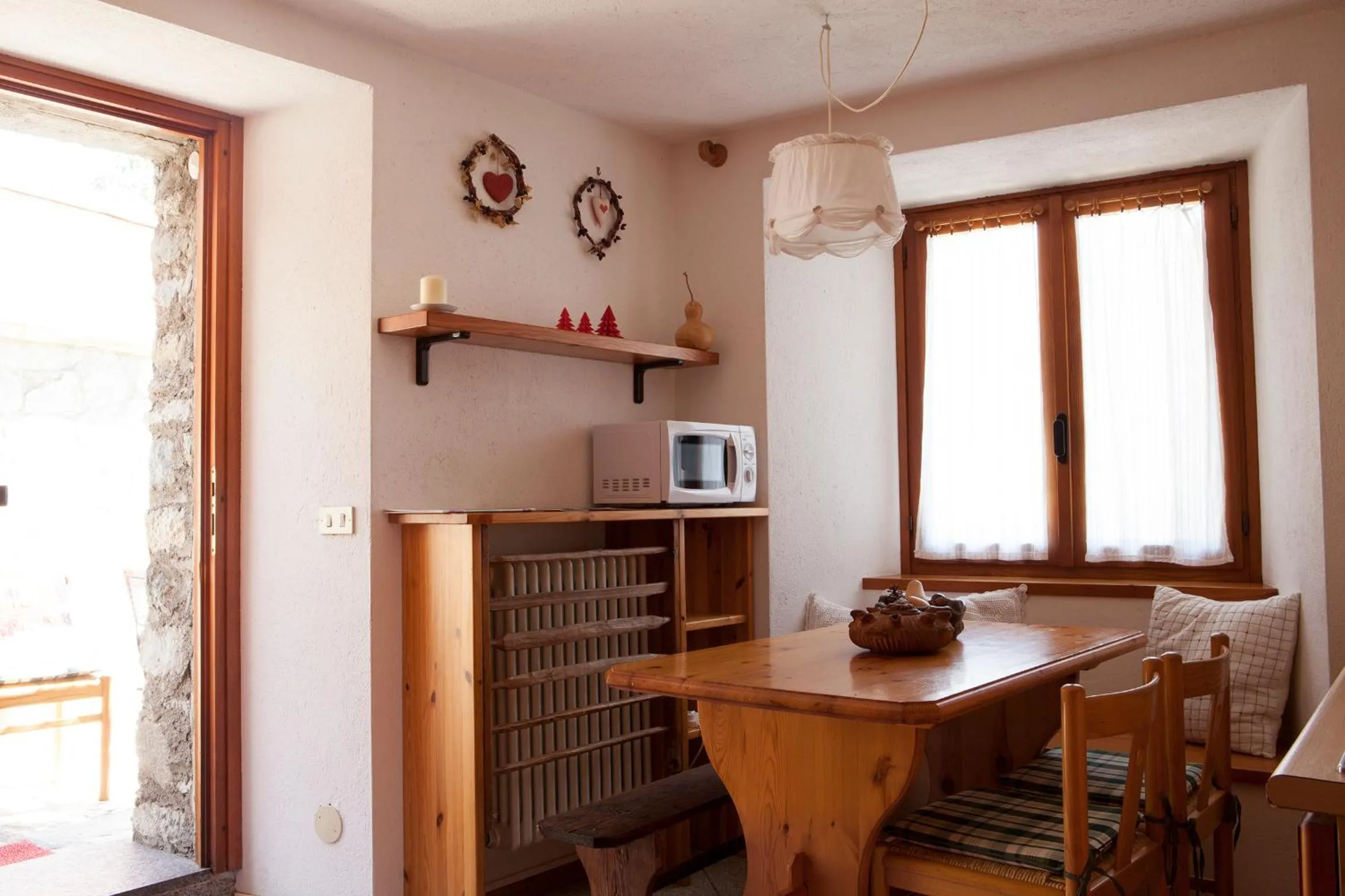 Kitchen or kitchenette in Le Rosier B&B e Appartamento